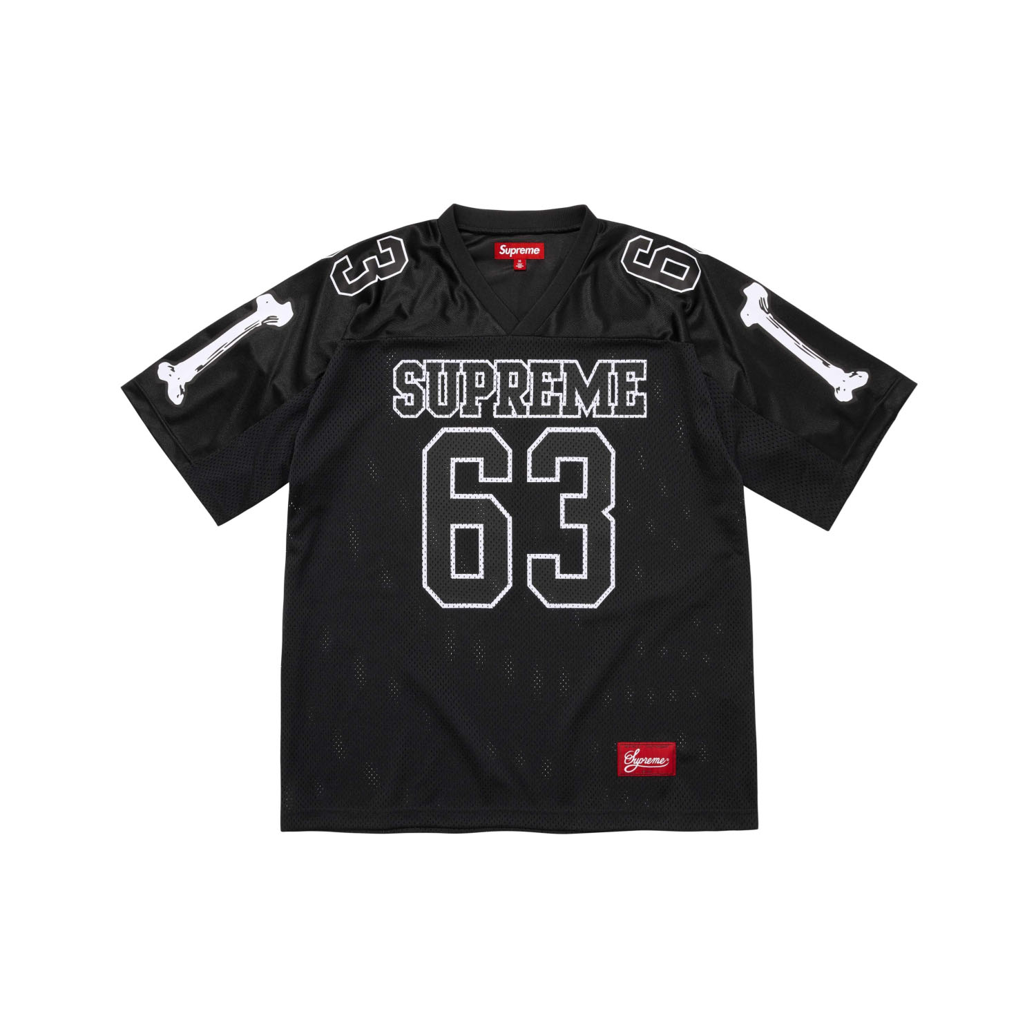 Supreme Stadium Bones Football "Black" T-shirt - DopestKickz