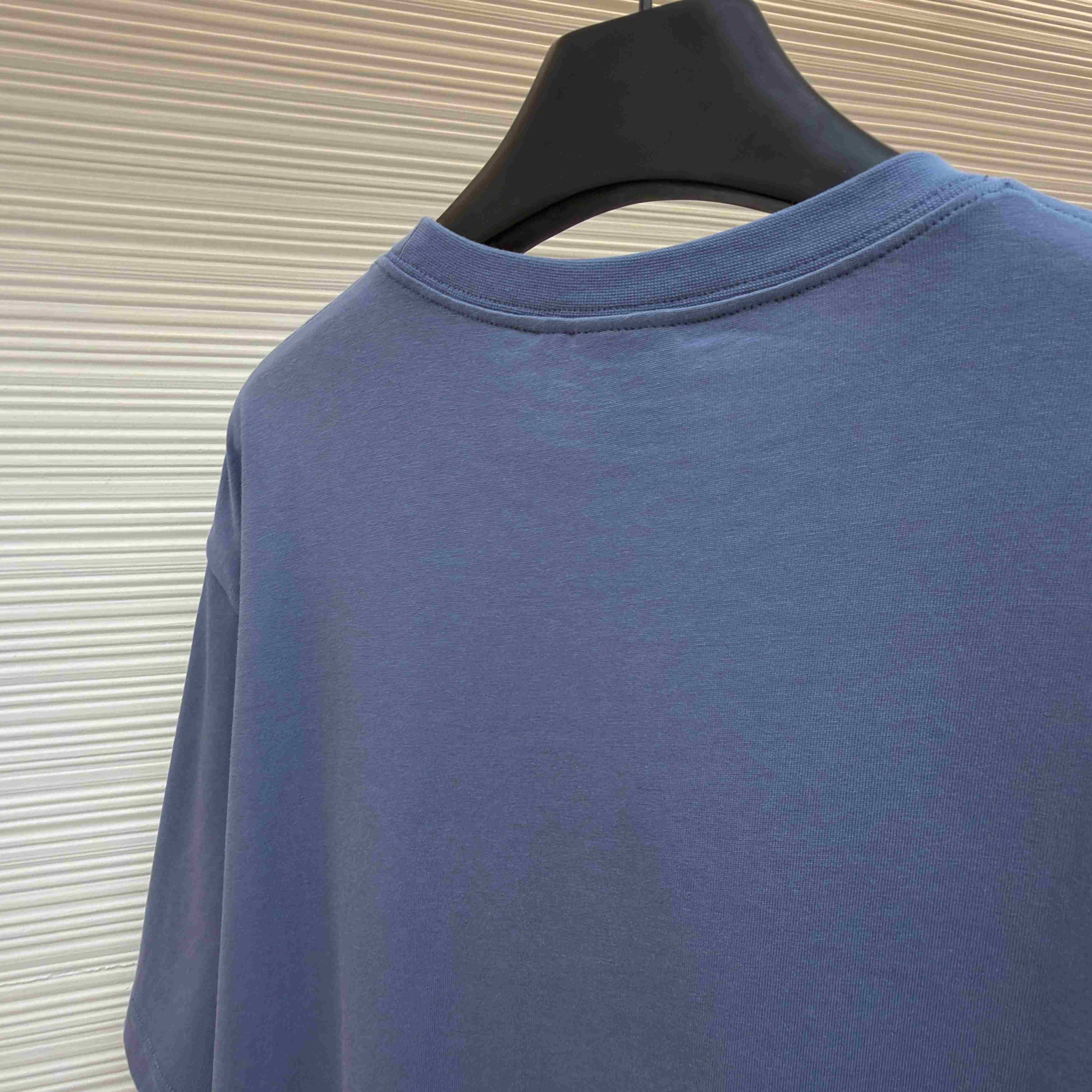 Dior T-Shirt With Book Cover Embroidery, Relaxed Fit - DopestKickz