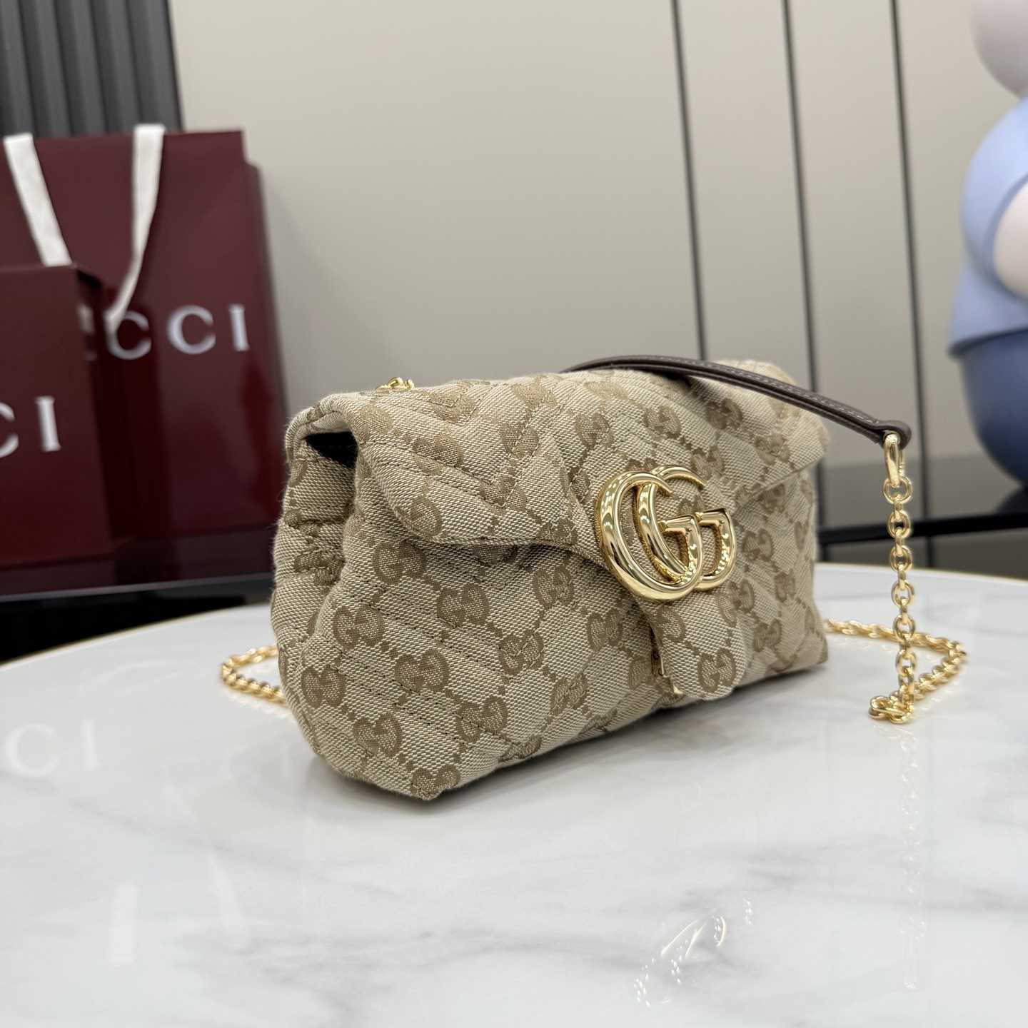 Gucci GG Marmont Mini Shoulder Bag - DopestKickz