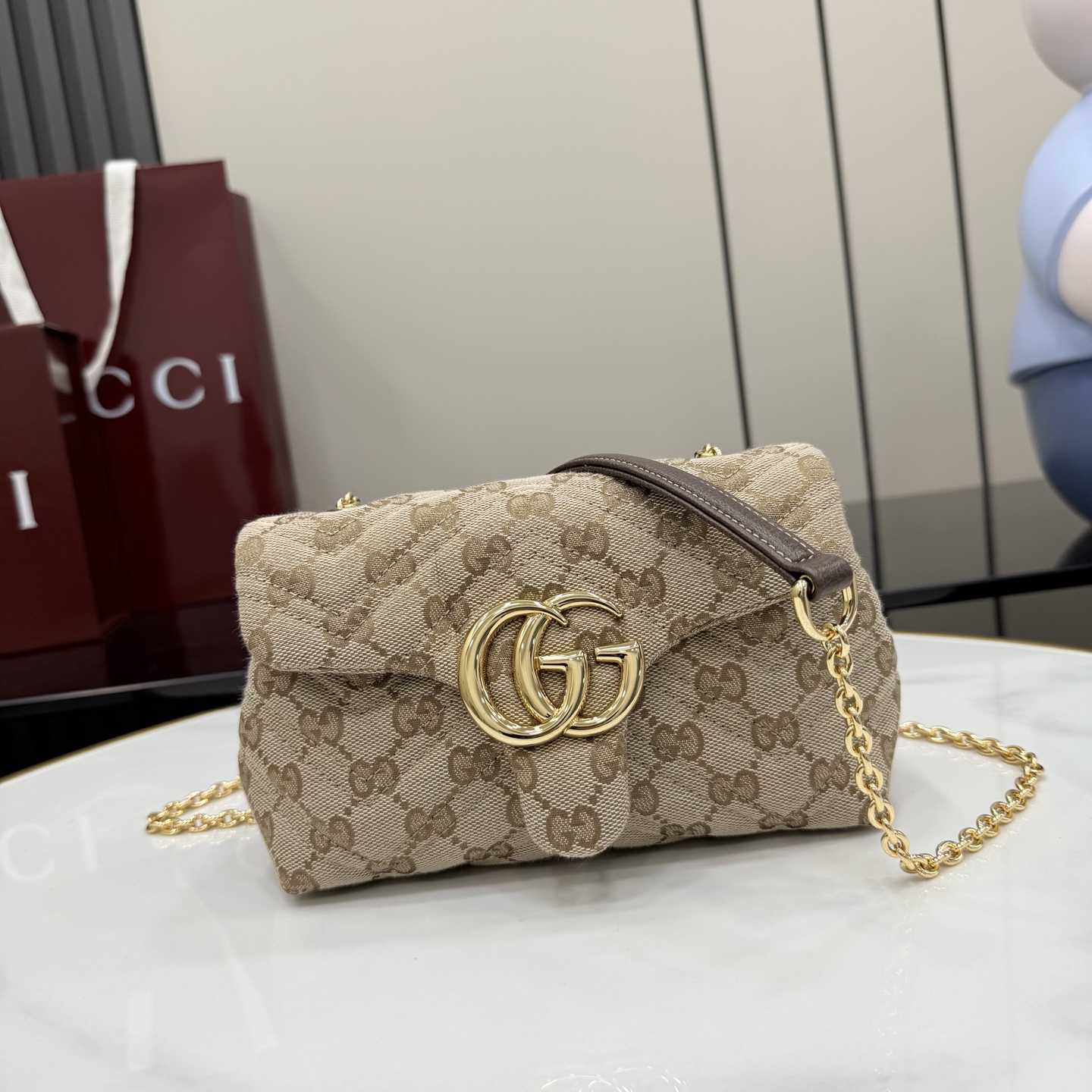 Gucci GG Marmont Mini Shoulder Bag - DopestKickz