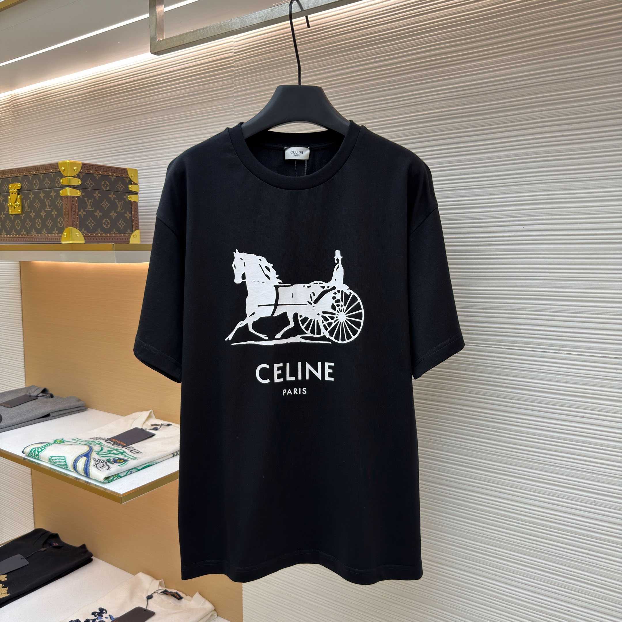 Celine T-shirt IN Cotton Jersey - DopestKickz