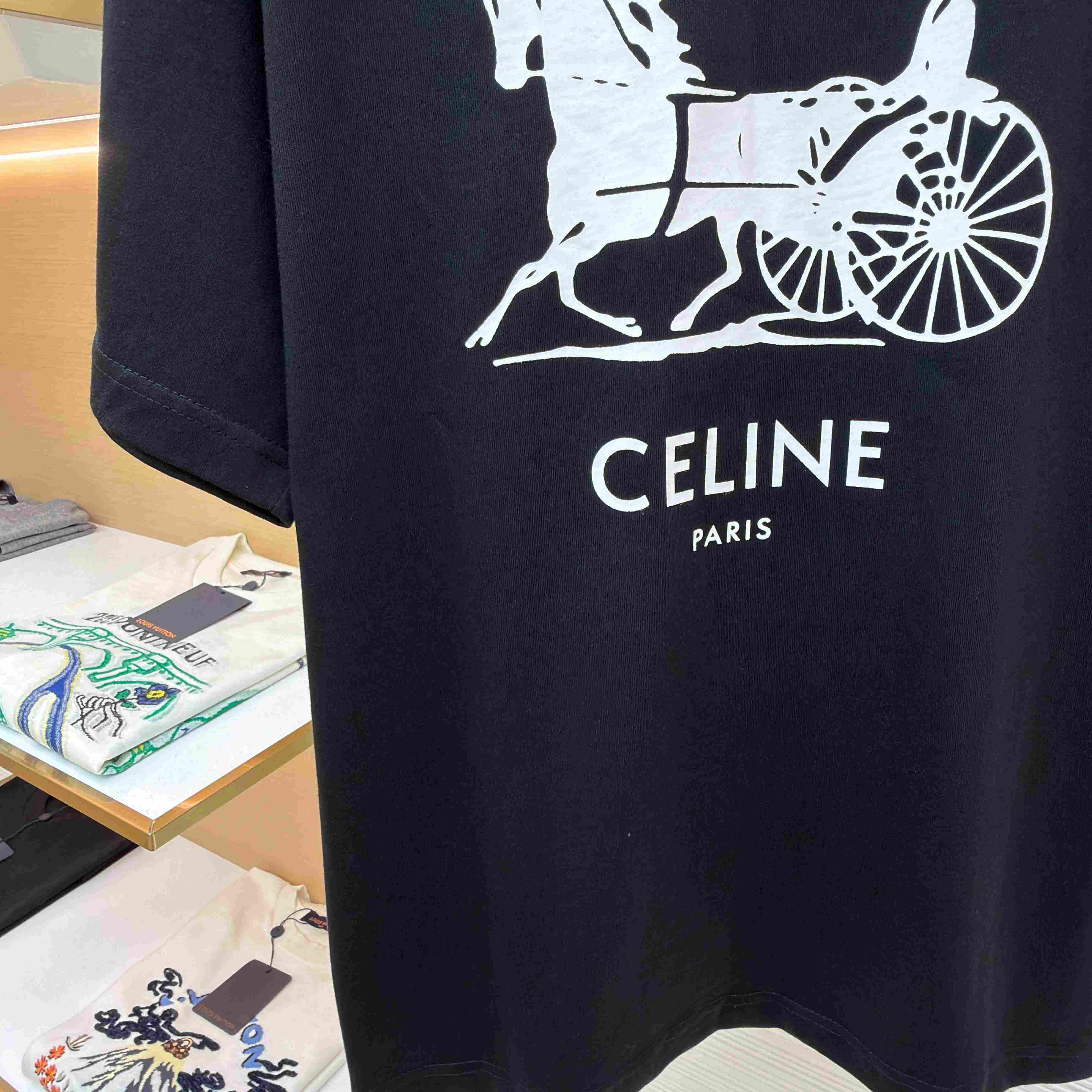 Celine T-shirt IN Cotton Jersey - DopestKickz