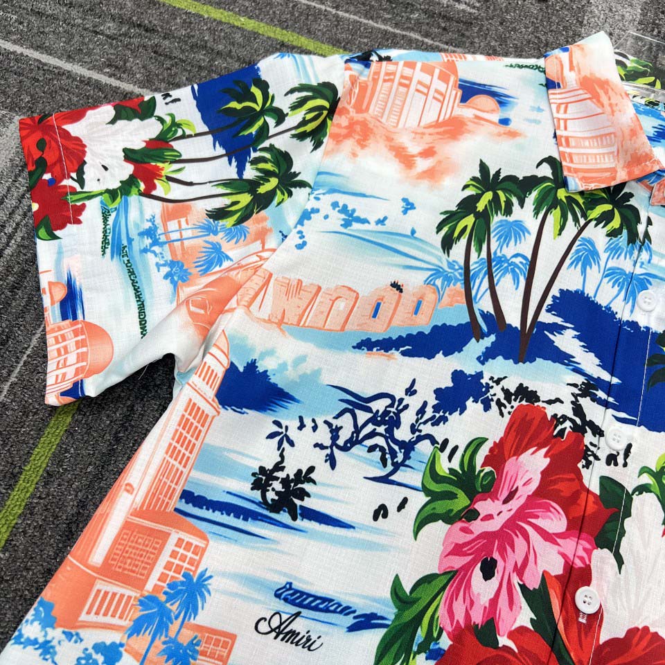 Amiri Cityscape Embellished Shirt 'Multicolor' - DopestKickz