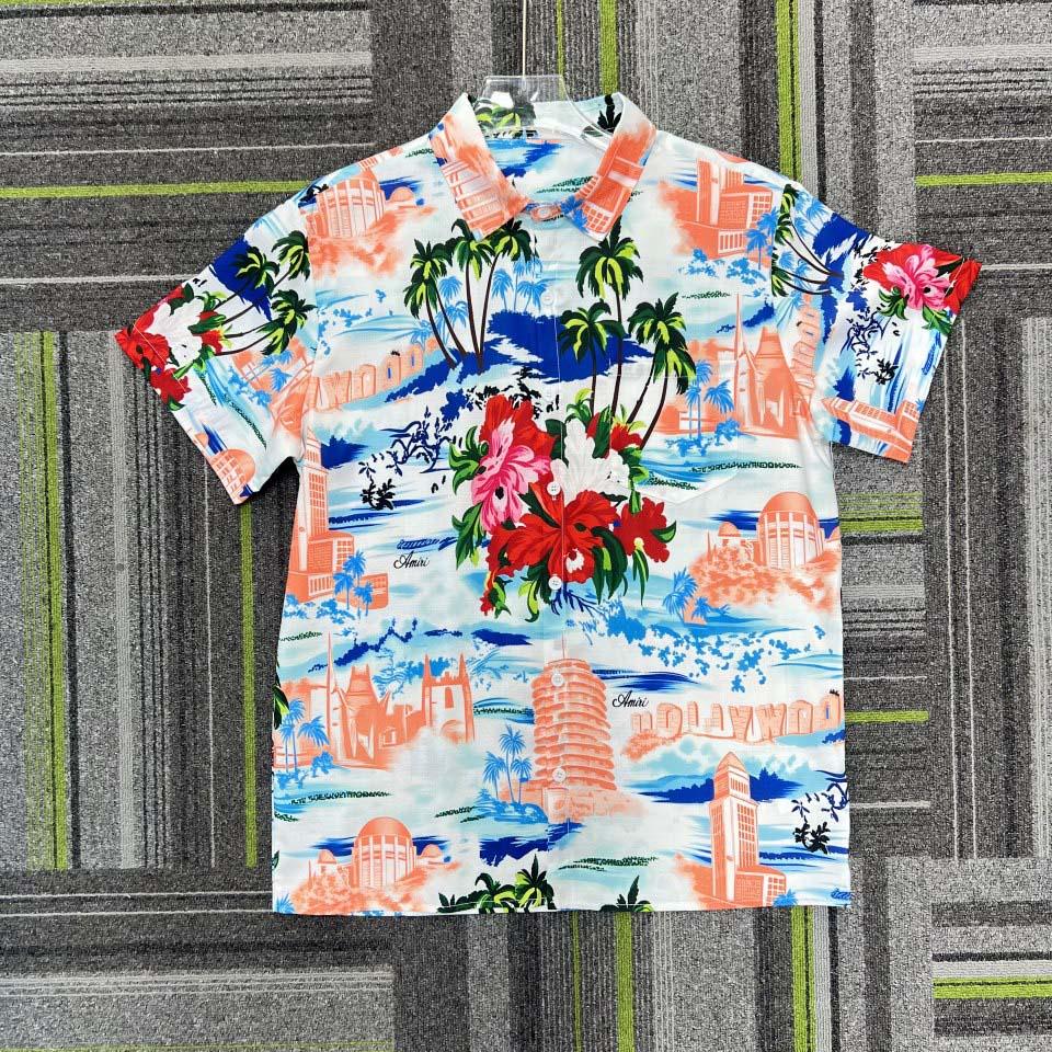 Amiri Cityscape Embellished Shirt 'Multicolor' - DopestKickz