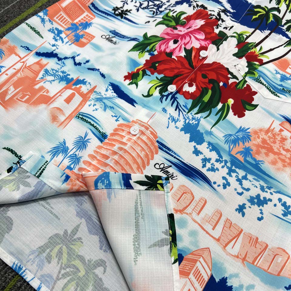 Amiri Cityscape Embellished Shirt 'Multicolor' - DopestKickz