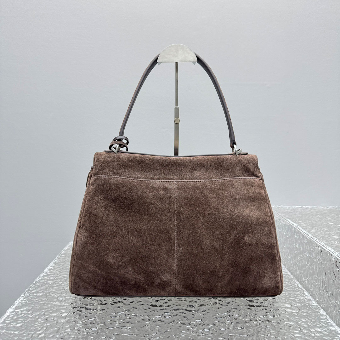 Balenciaga Rodeo Handbag Medium In Light Espresso - DopestKickz