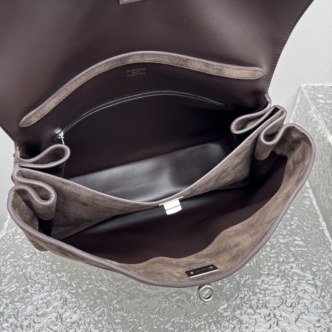 Balenciaga Rodeo Handbag Medium In Light Espresso - DopestKickz