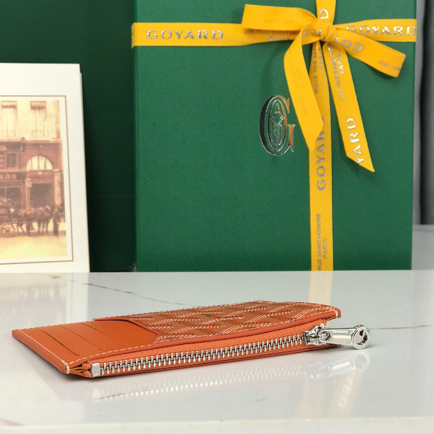 Goyard Bourbon Zipped Card Holder - DopestKickz