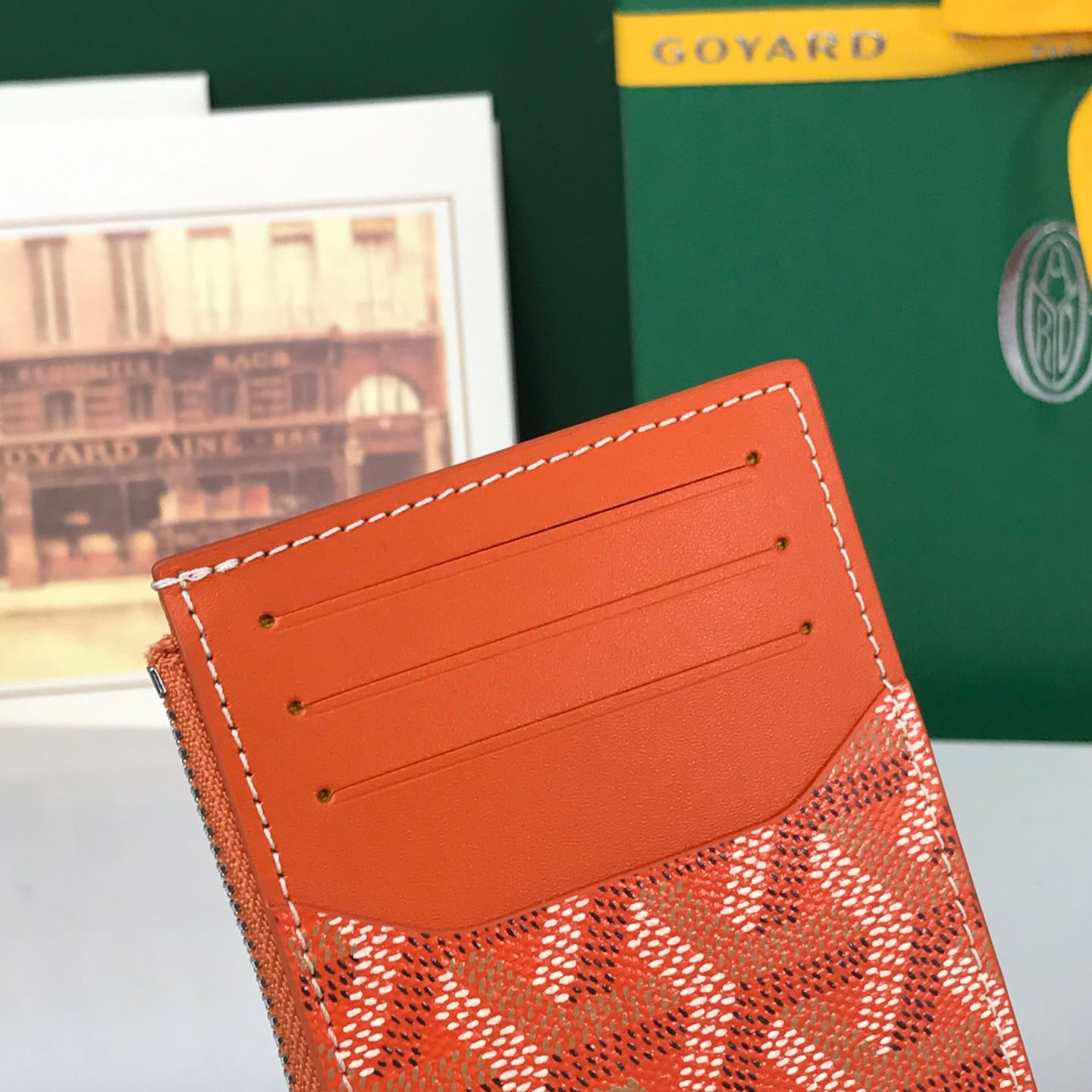 Goyard Bourbon Zipped Card Holder - DopestKickz