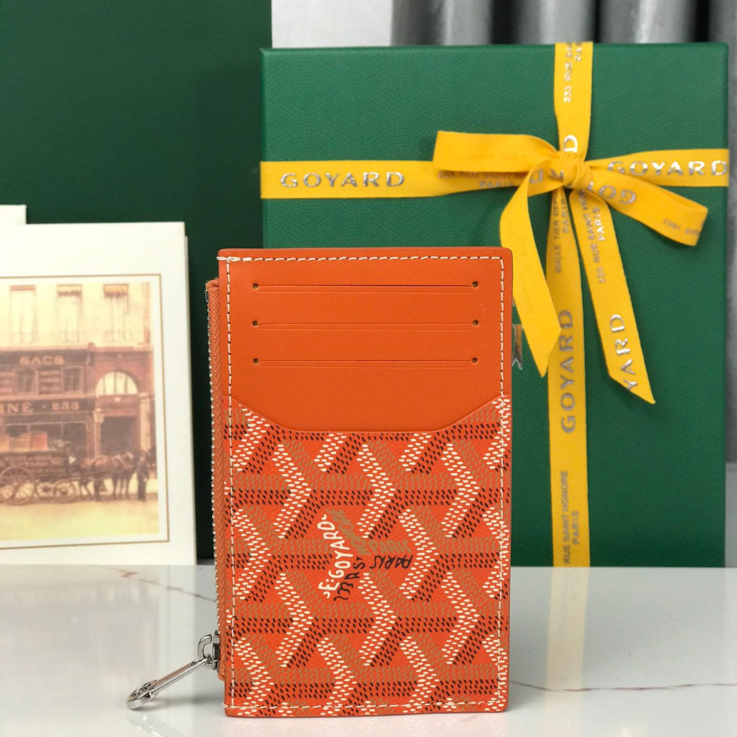 Goyard Bourbon Zipped Card Holder - DopestKickz