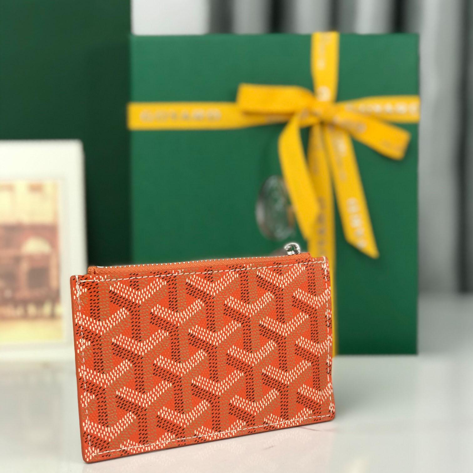 Goyard Bourbon Zipped Card Holder - DopestKickz