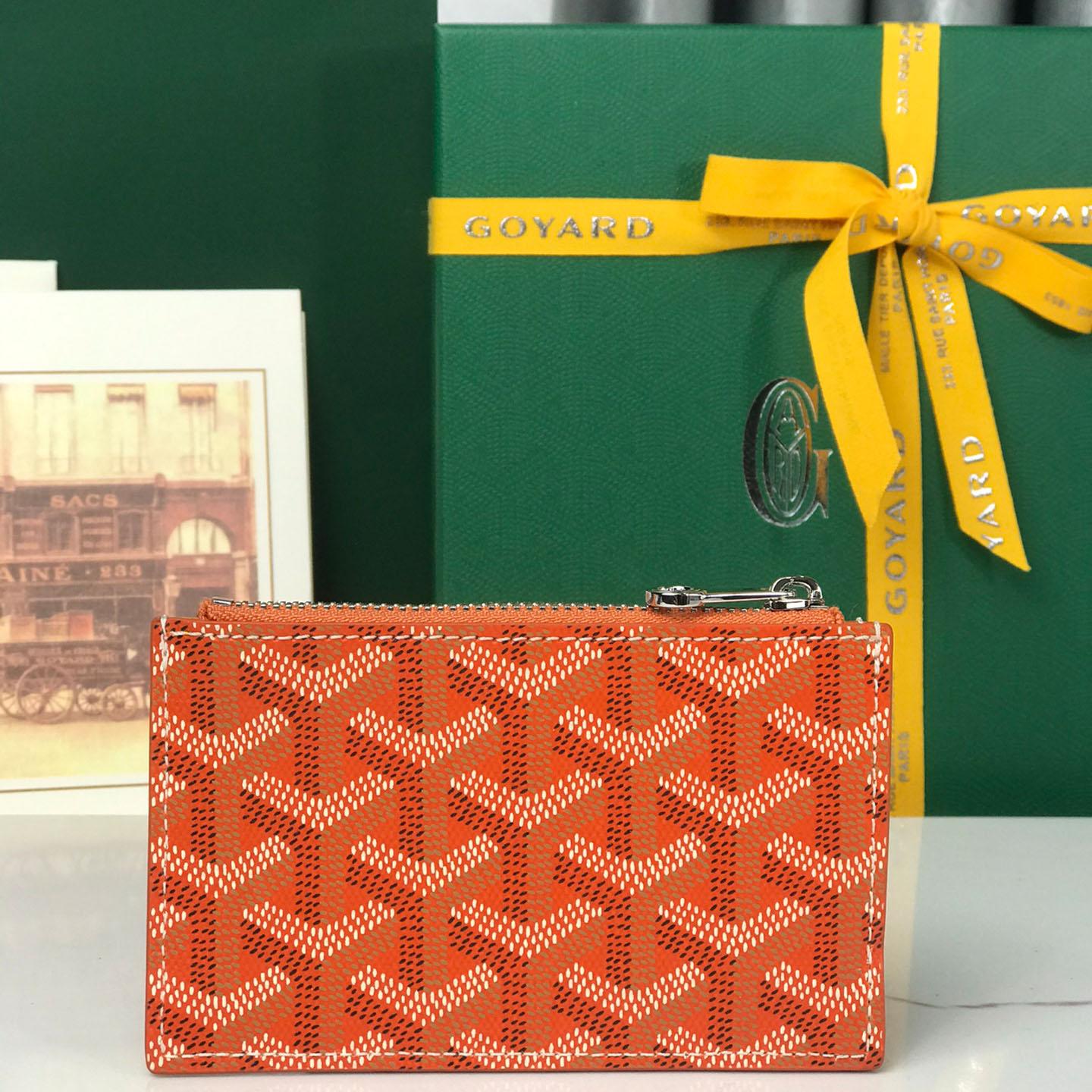 Goyard Bourbon Zipped Card Holder - DopestKickz