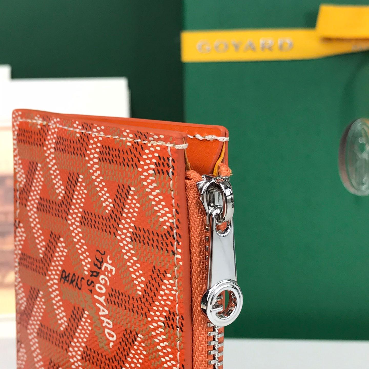 Goyard Bourbon Zipped Card Holder - DopestKickz