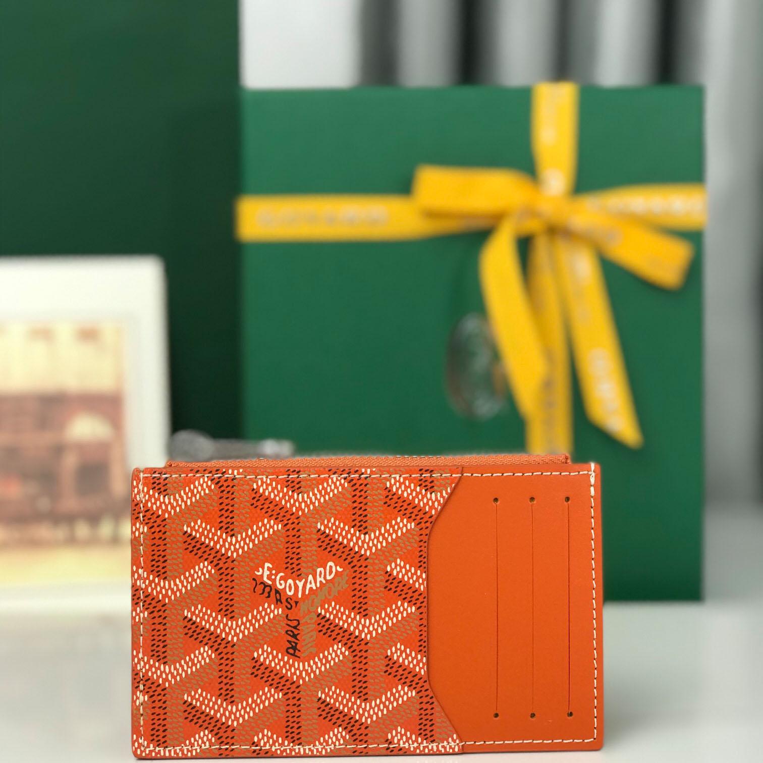 Goyard Bourbon Zipped Card Holder - DopestKickz