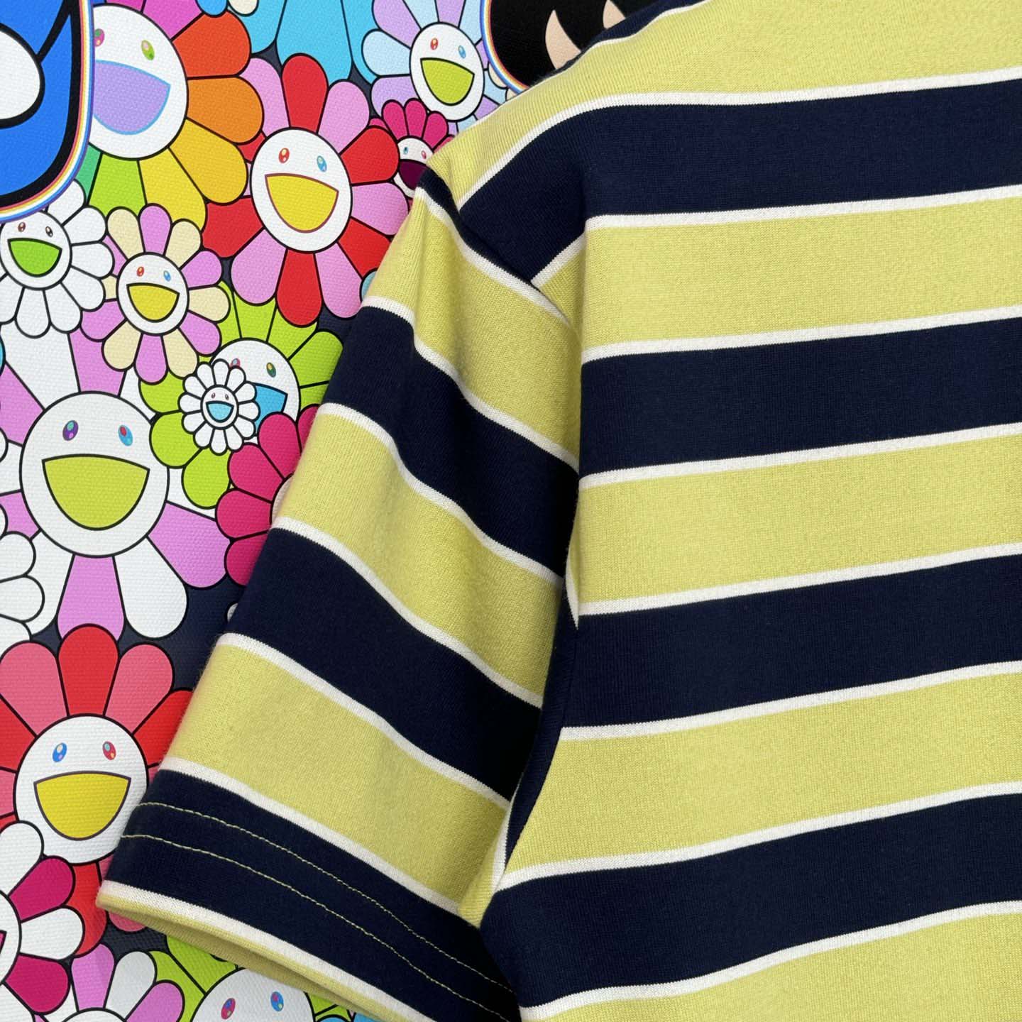 Prada Oversized Striped Jersey T-shirt - DopestKickz