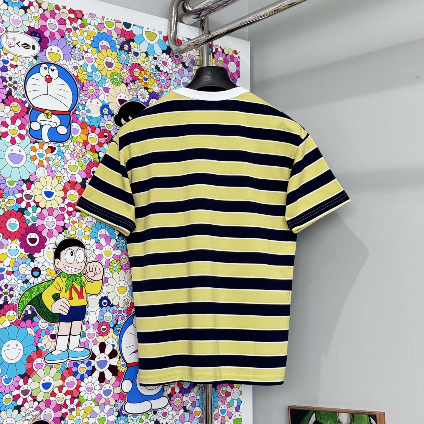 Prada Oversized Striped Jersey T-shirt - DopestKickz