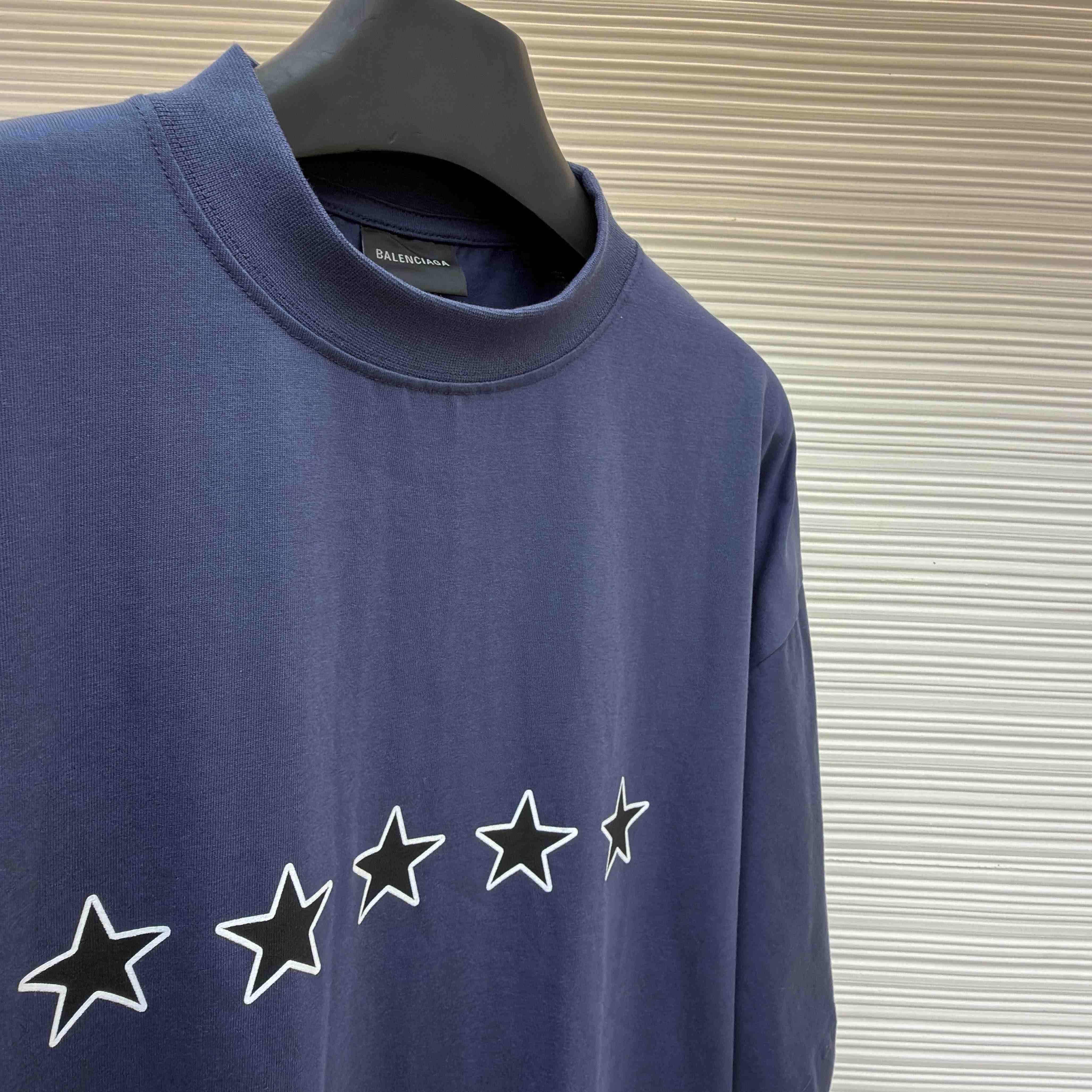 Balenciaga Star-print T-shirt - DopestKickz