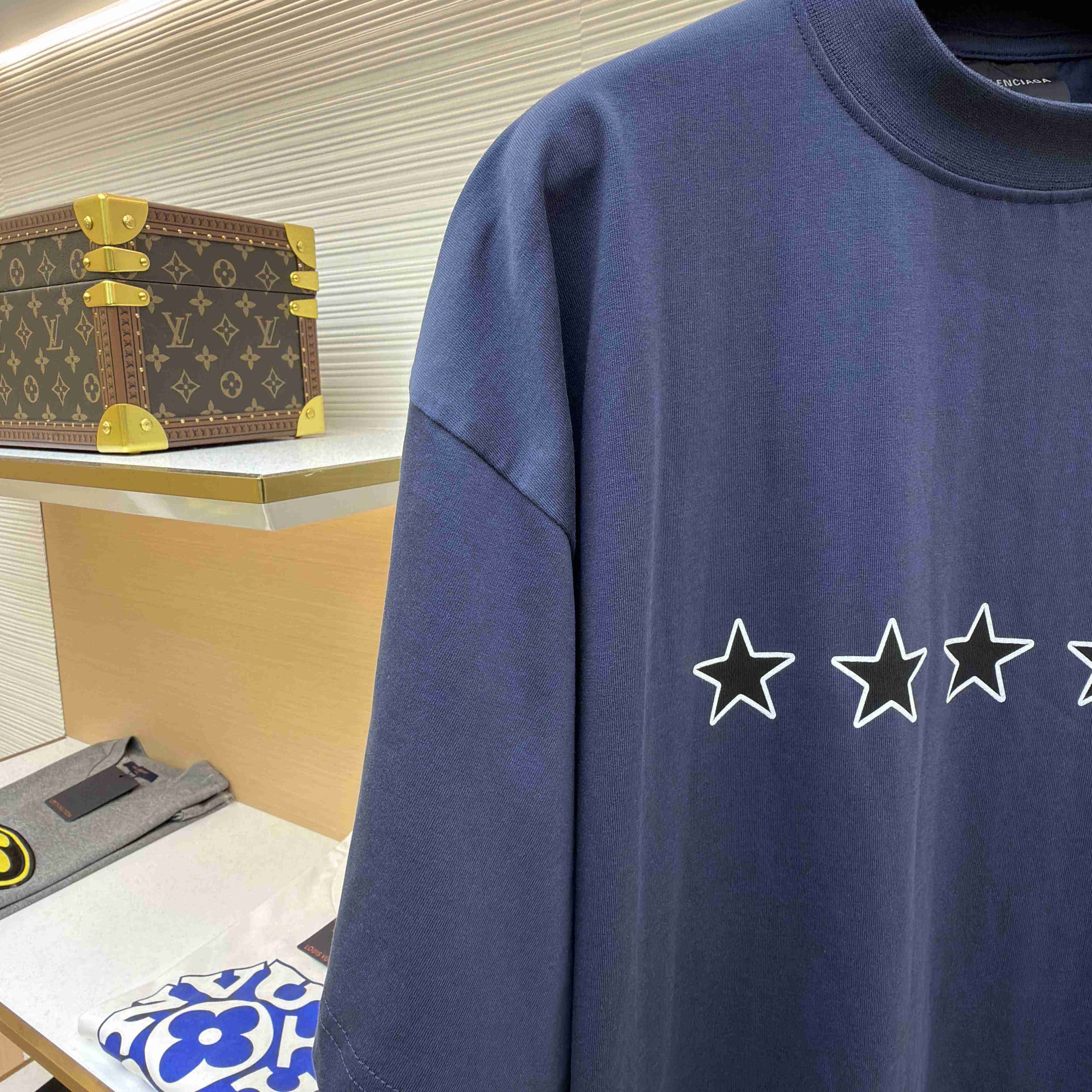 Balenciaga Star-print T-shirt - DopestKickz