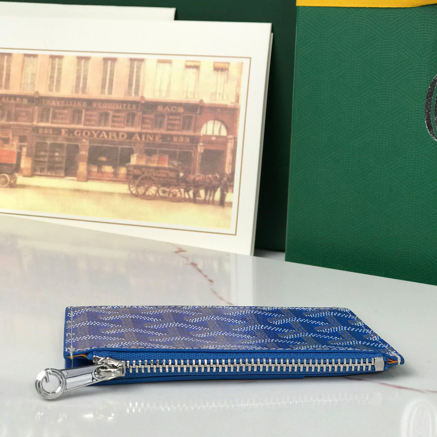 Goyard Bourbon Zipped Card Holder - DopestKickz