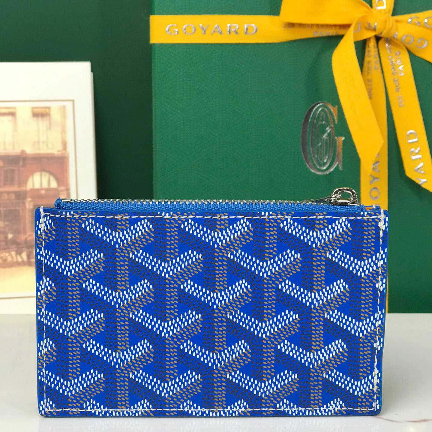 Goyard Bourbon Zipped Card Holder - DopestKickz