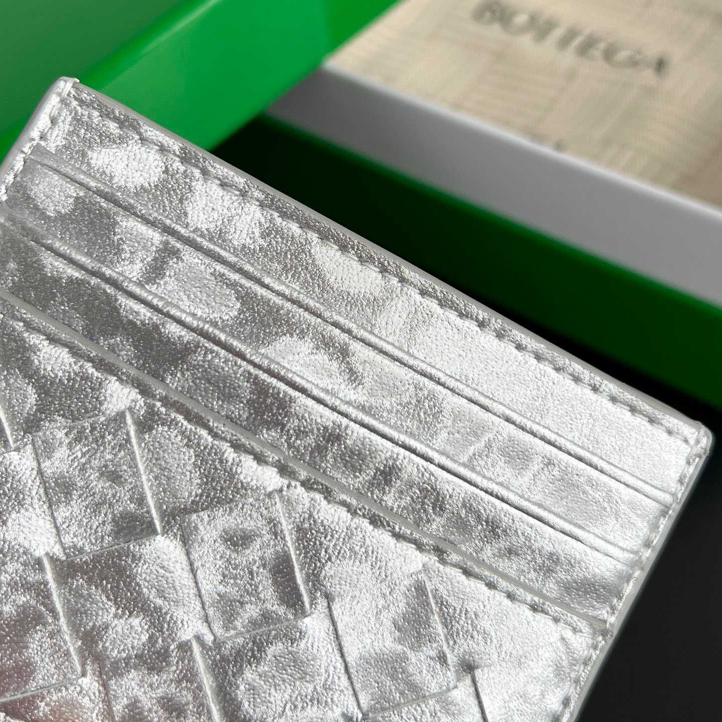 Bottega Veneta Intrecciato Credit Card Case - DopestKickz