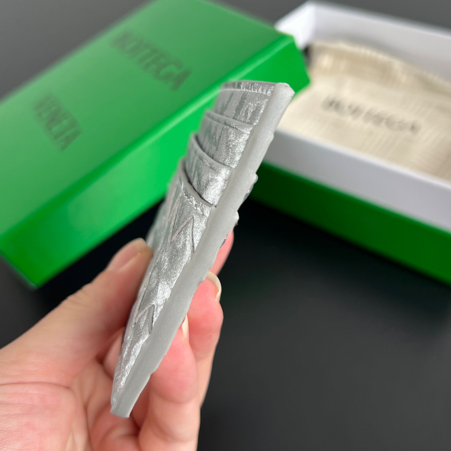 Bottega Veneta Intrecciato Credit Card Case - DopestKickz