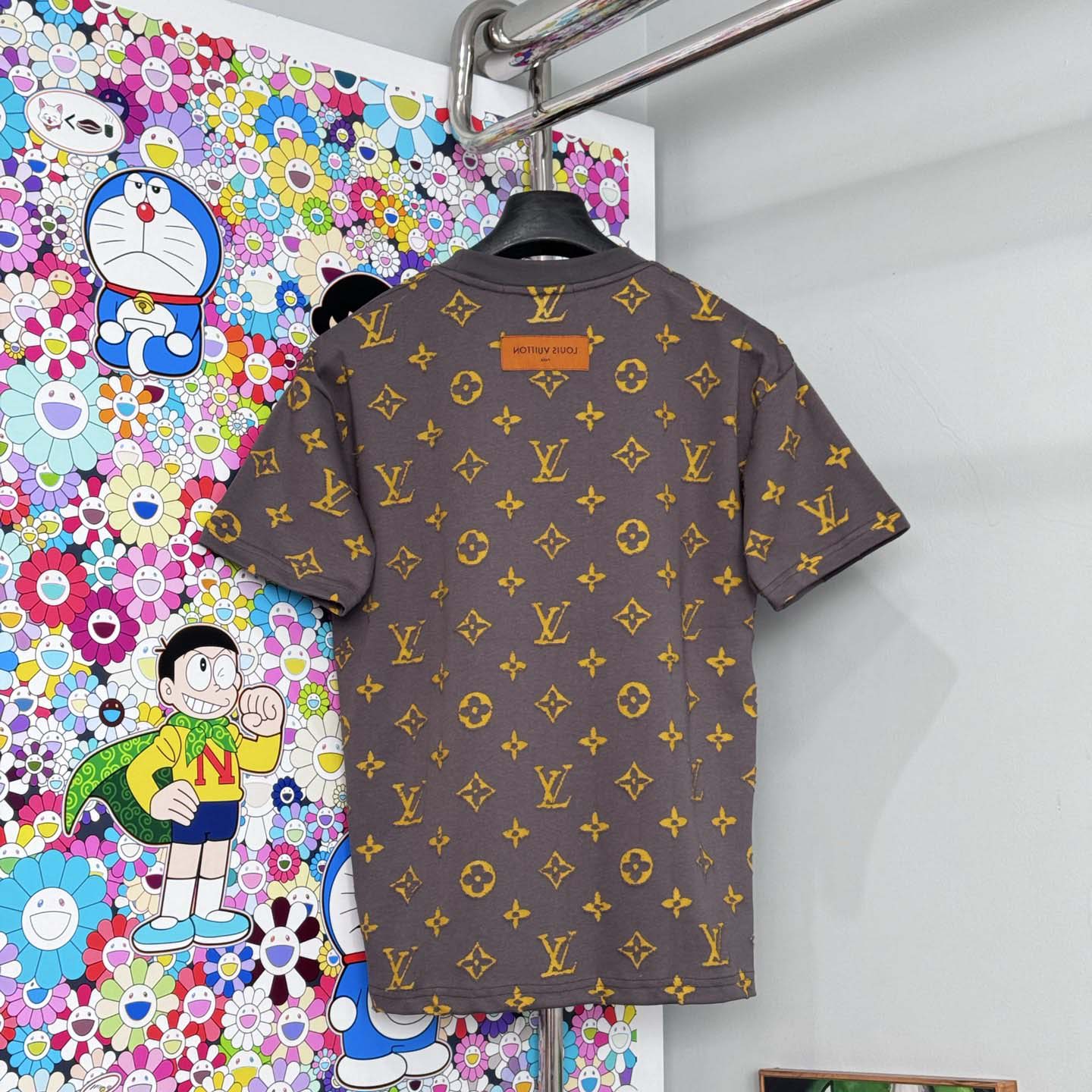 Louis Vuitton Monogram Short-Sleeved Crewneck - DopestKickz