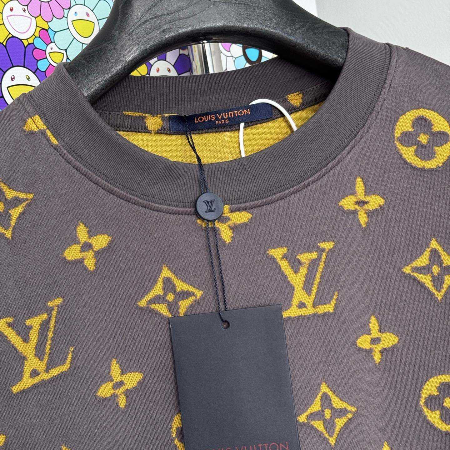 Louis Vuitton Monogram Short-Sleeved Crewneck - DopestKickz