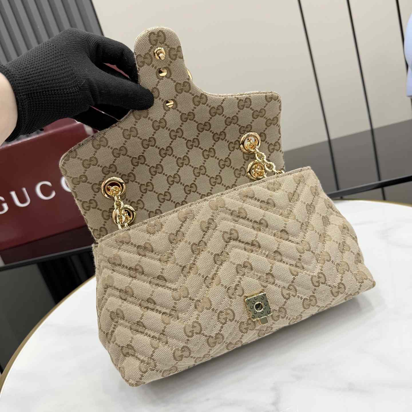 Gucci GG Marmont Small Shoulder Bag - DopestKickz