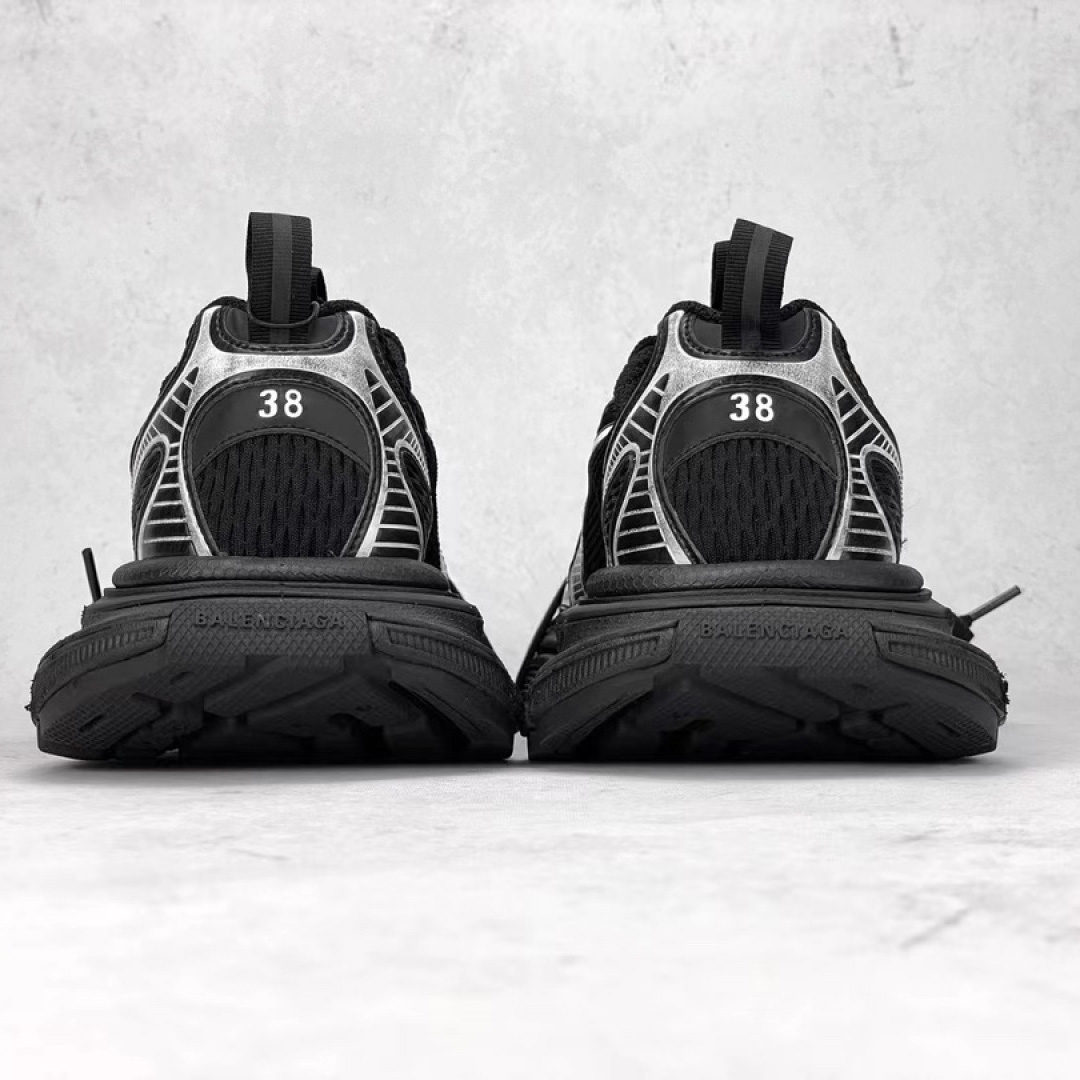 Balenciaga 3XL Sneaker 'Worn-Out - Black White' - DopestKickz