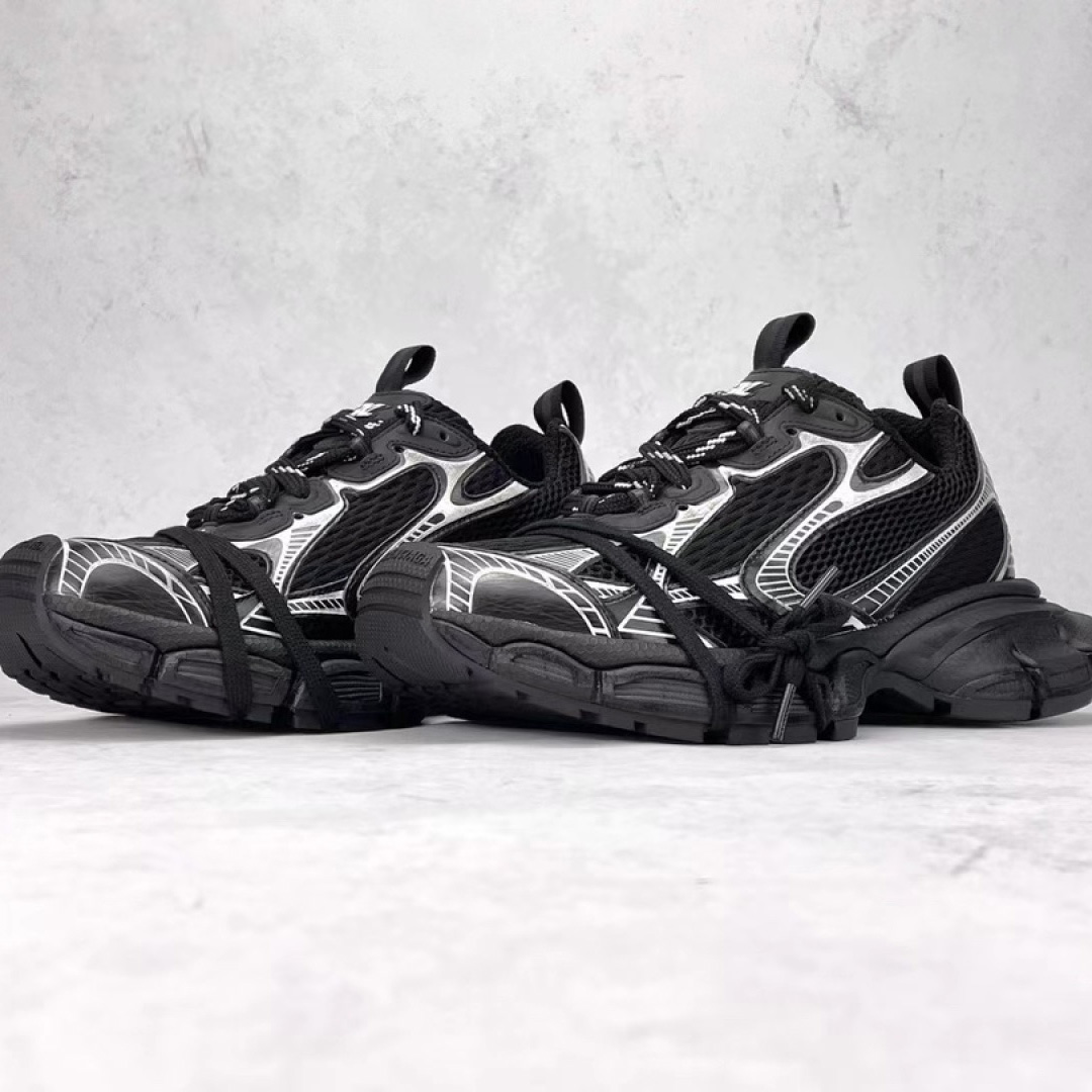 Balenciaga 3XL Sneaker 'Worn-Out - Black White' - DopestKickz