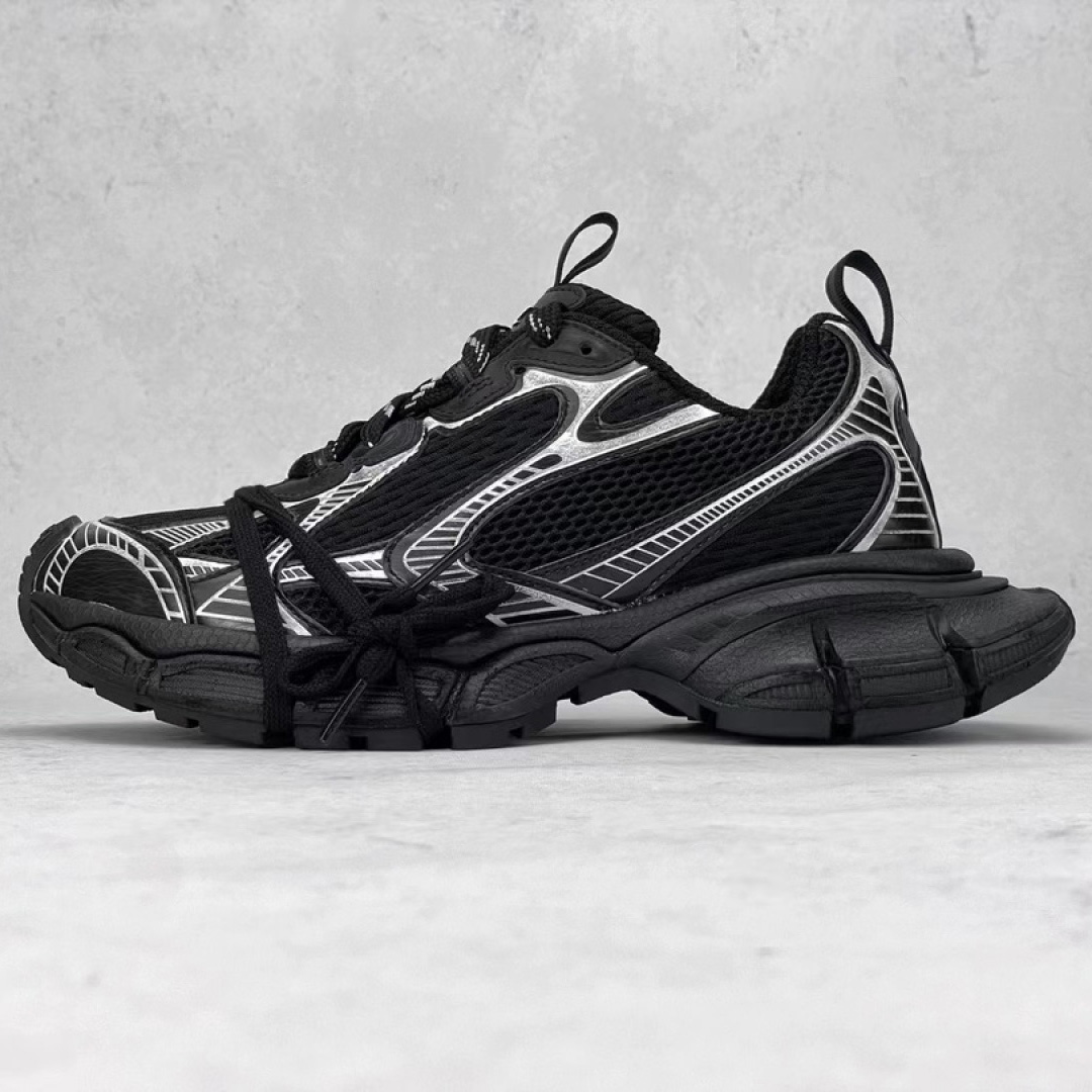 Balenciaga 3XL Sneaker 'Worn-Out - Black White' - DopestKickz