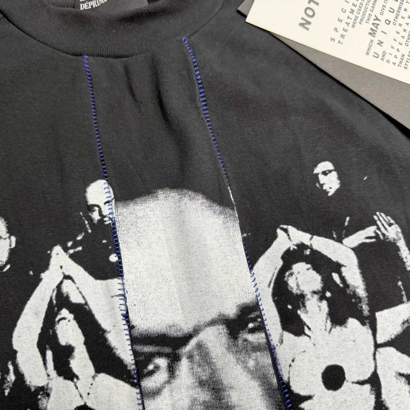 Enfants Riches Deprimes Anton/Hopper Assemblage Raglan T-Shirt 'Faded Black' - DopestKickz