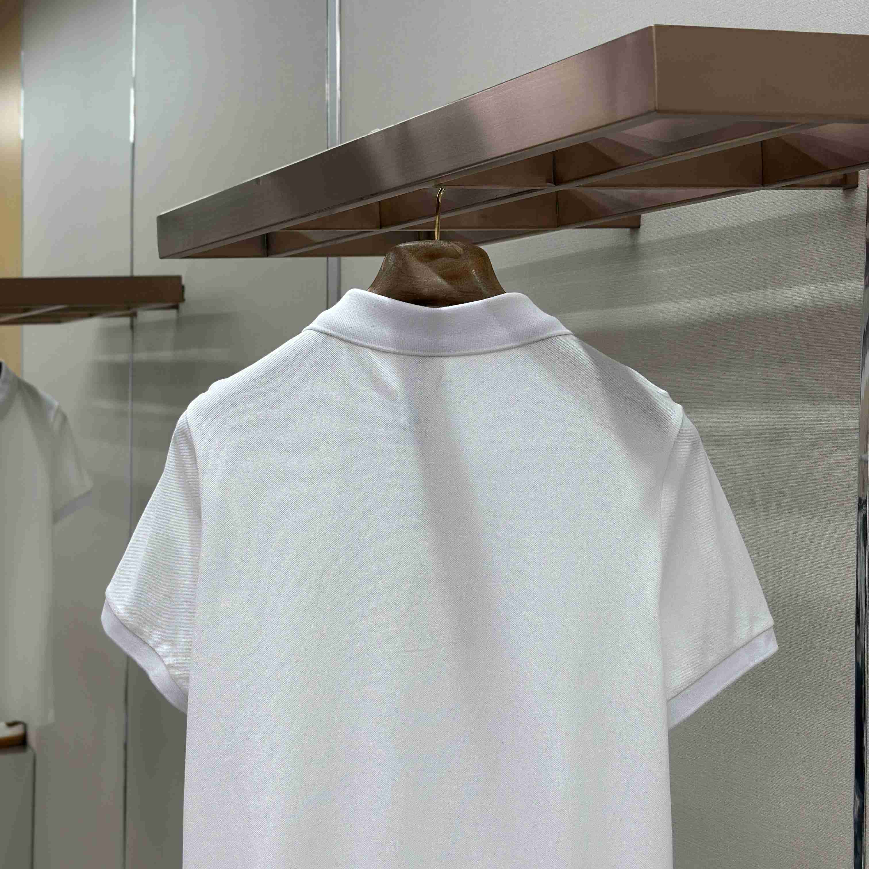 Moncler Logo Patch Cotton Polo Shirt - DopestKickz