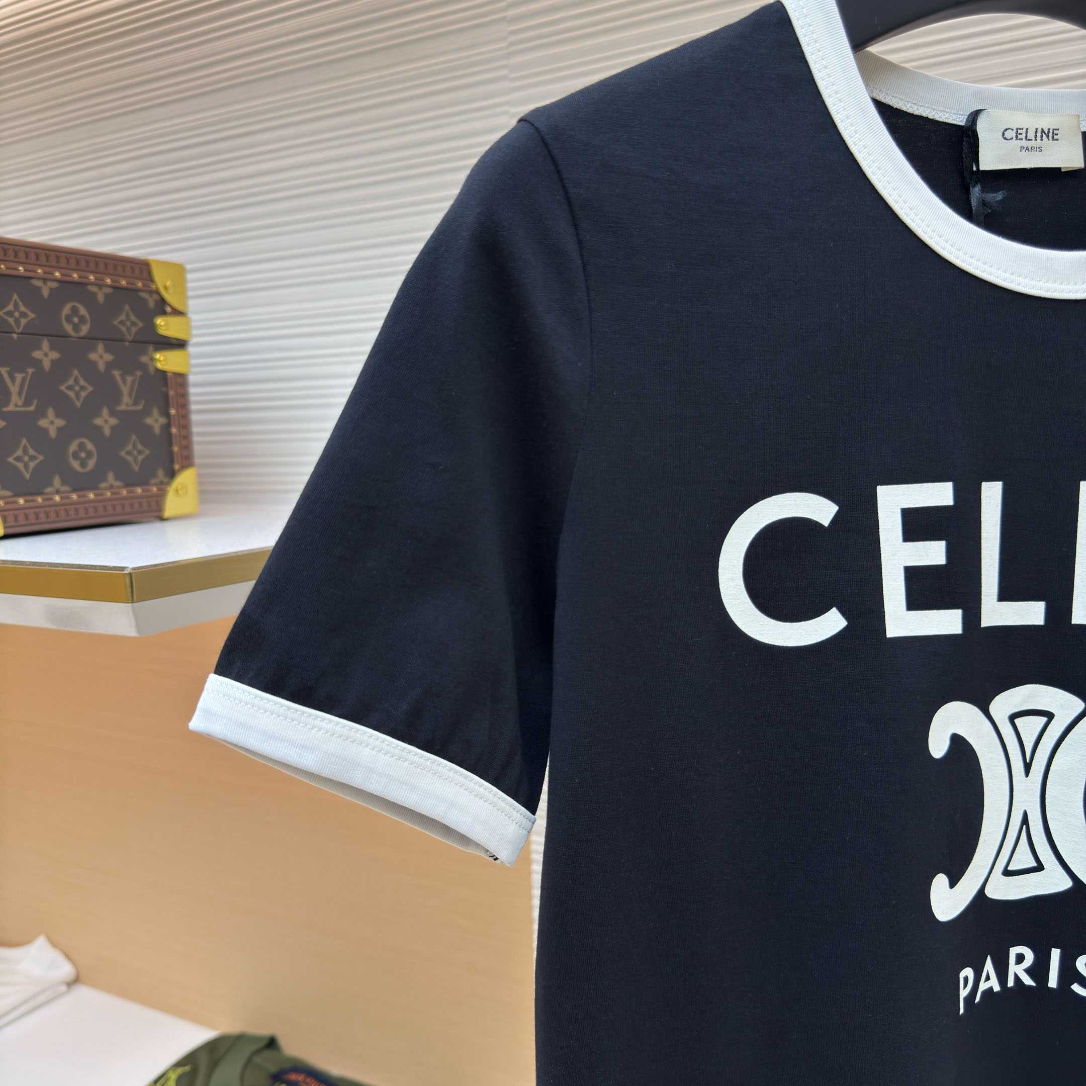celine Paris T-shirt In Cotton Jersey - DopestKickz