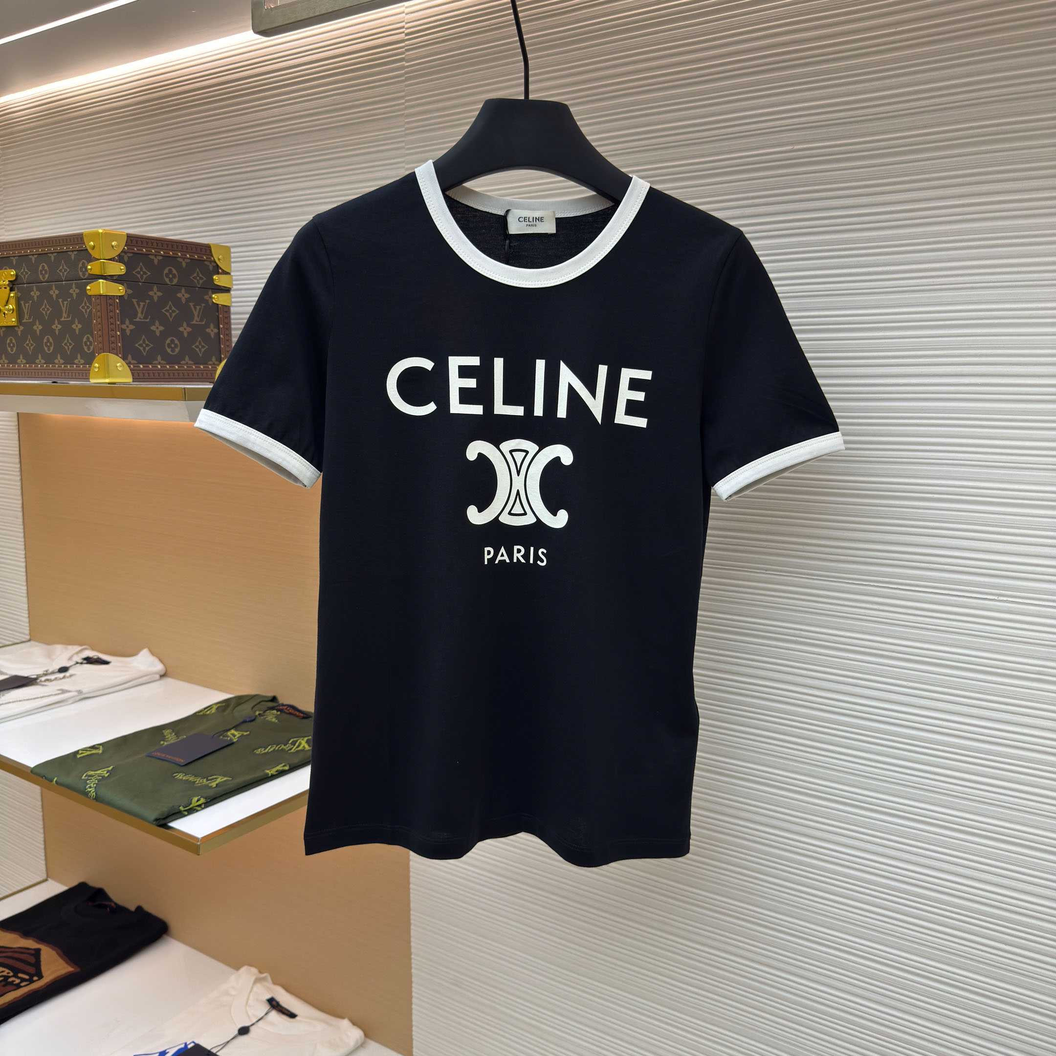 celine Paris T-shirt In Cotton Jersey - DopestKickz