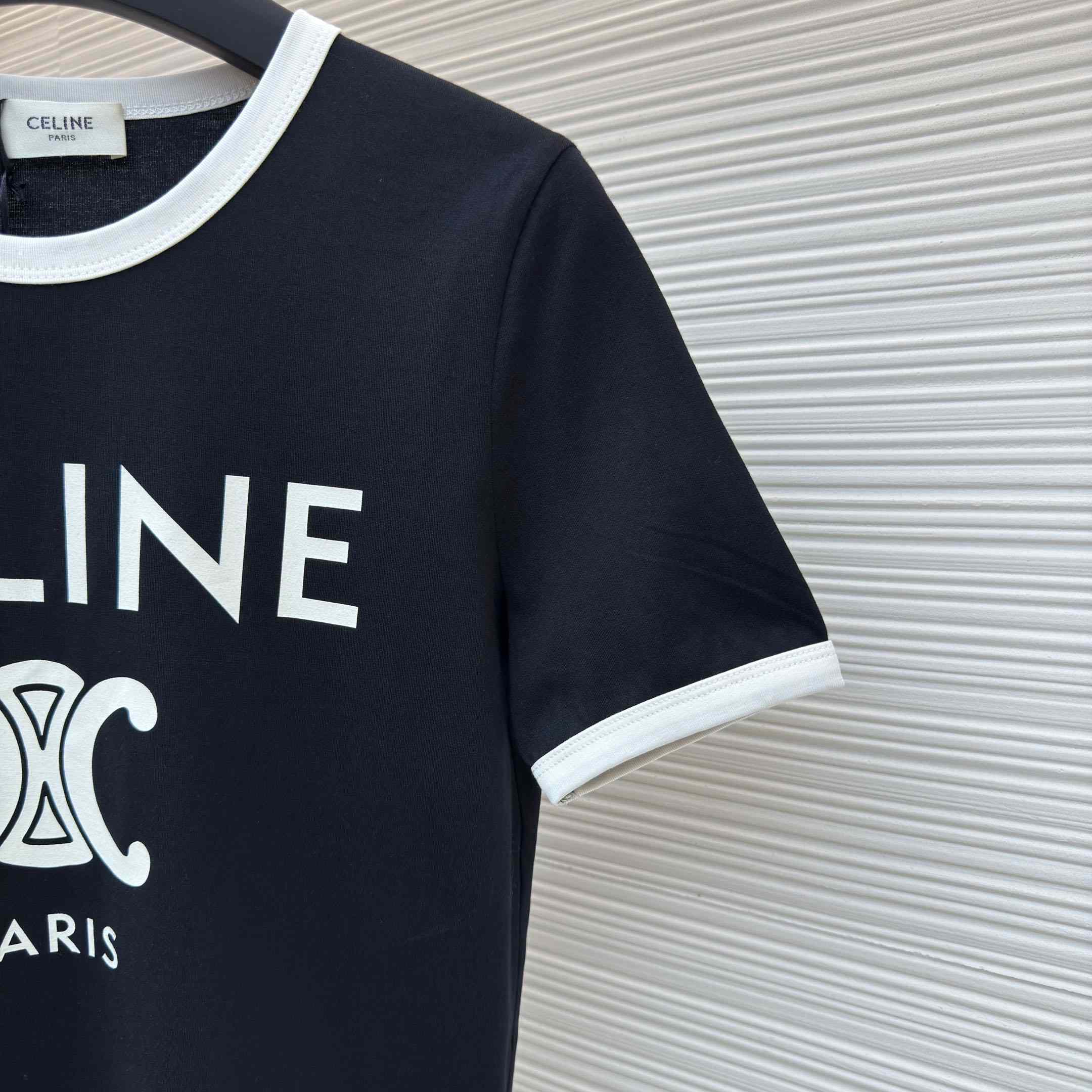 celine Paris T-shirt In Cotton Jersey - DopestKickz