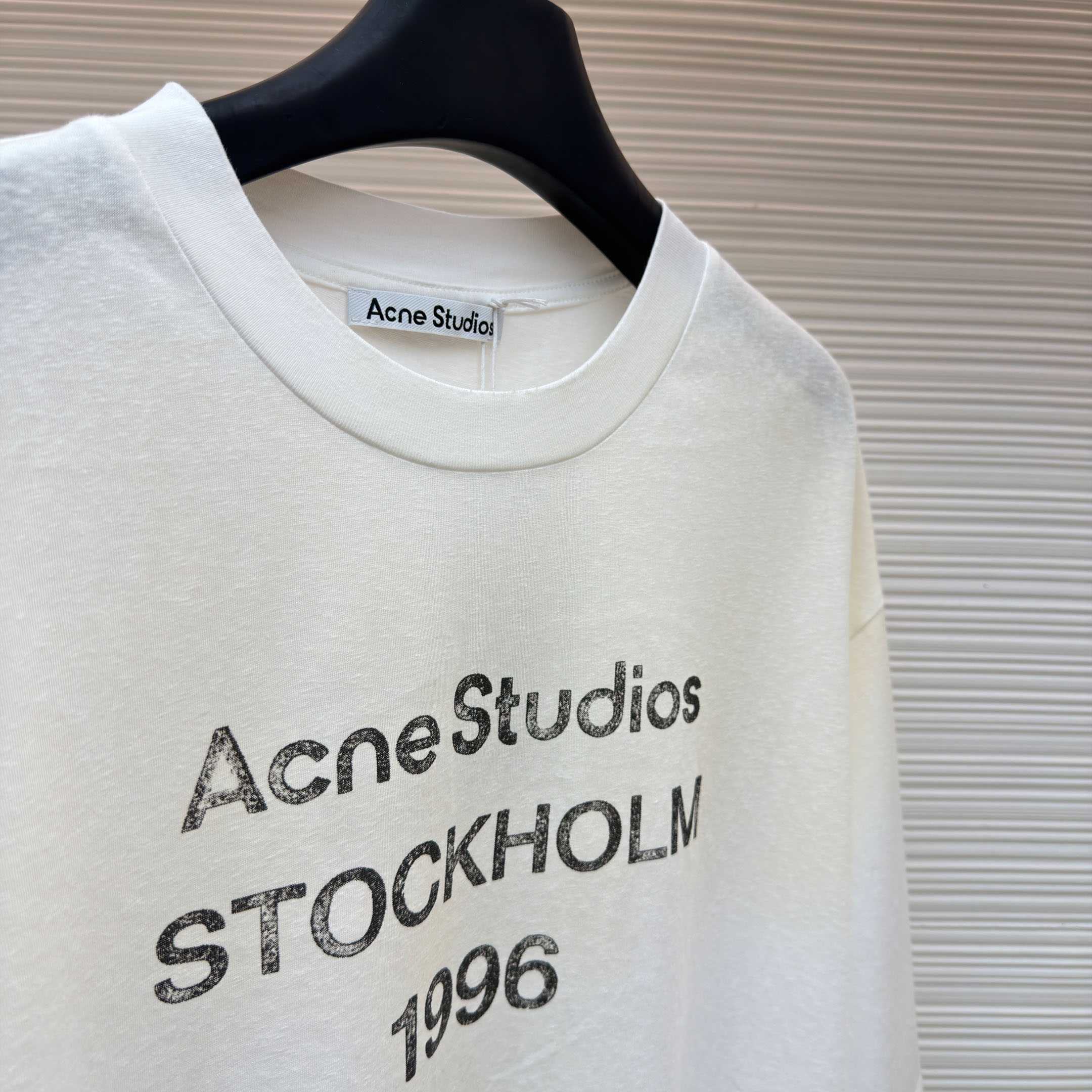 Acne Studios  Logo Tshirt - Relaxed Fit - DopestKickz