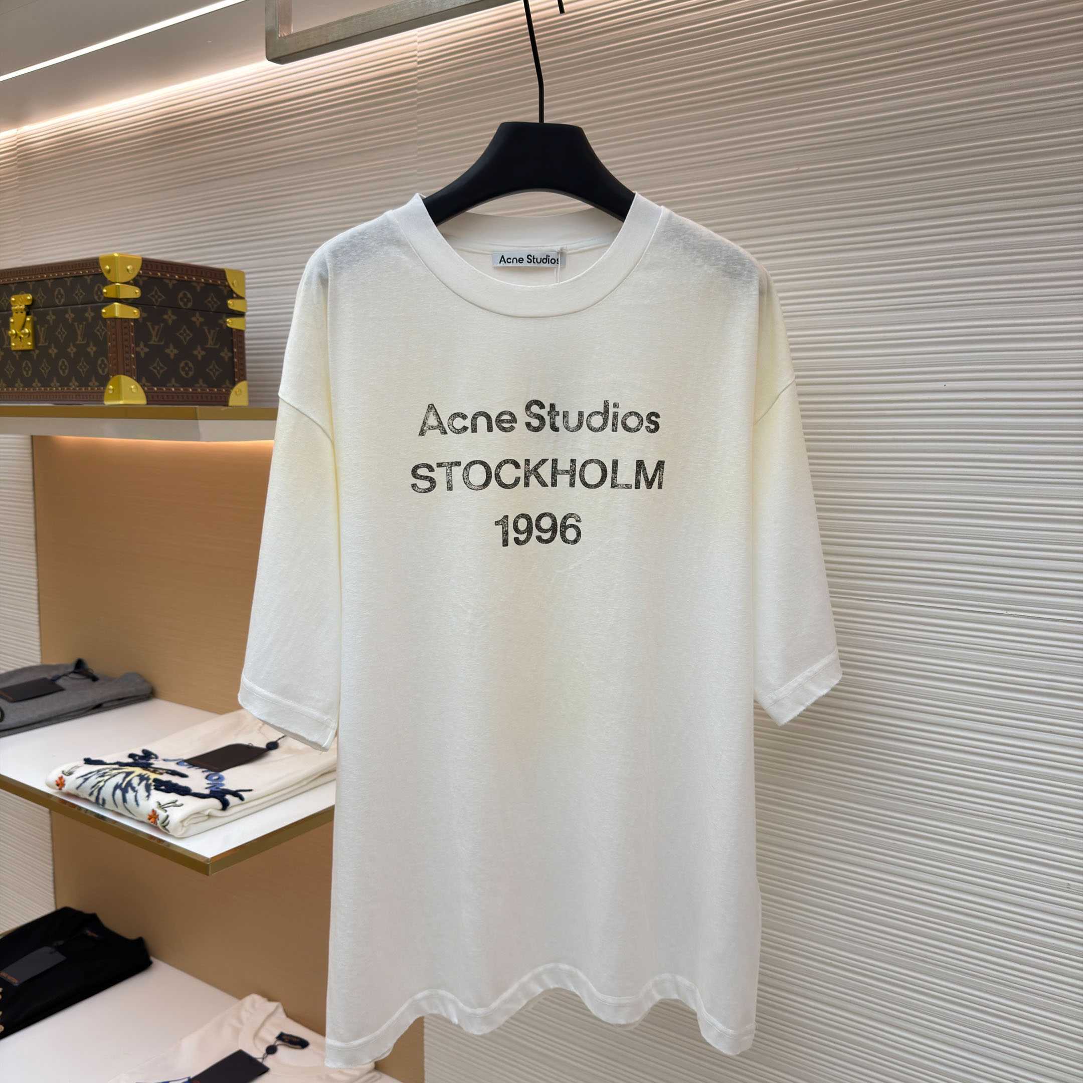 Acne Studios  Logo Tshirt - Relaxed Fit - DopestKickz