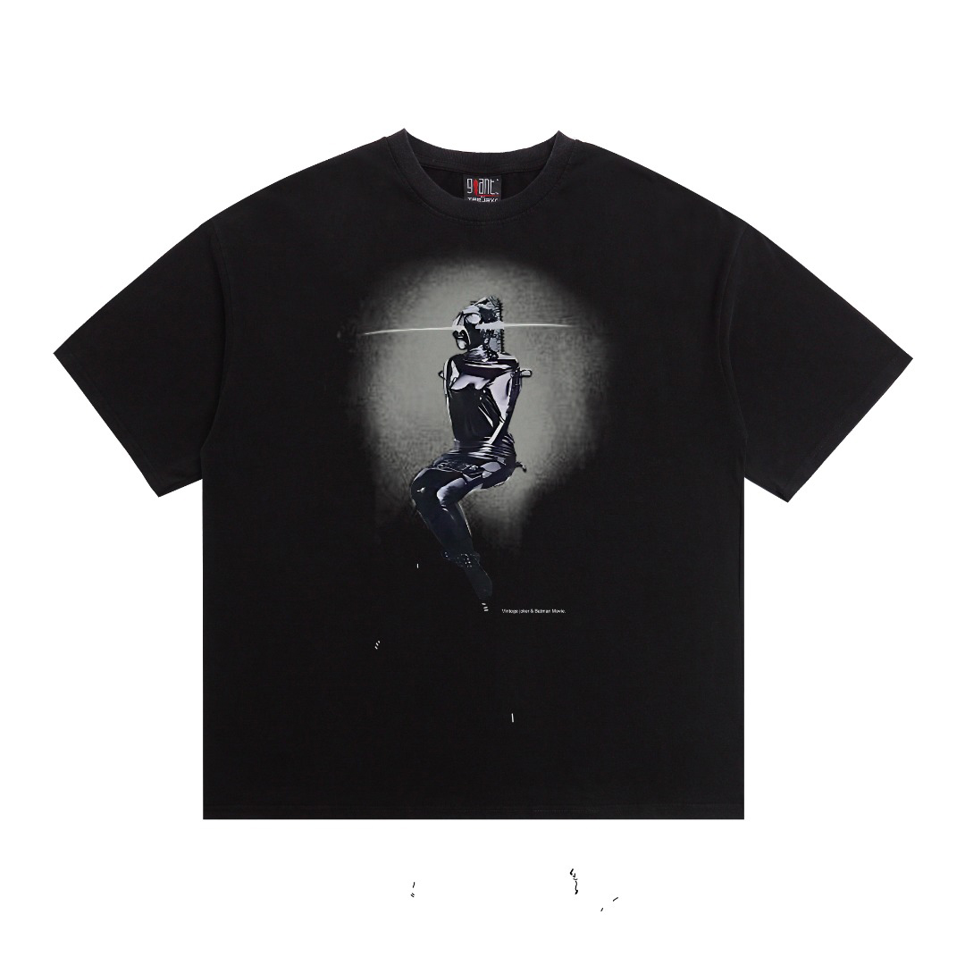 Saint Michael Mask Srym Short Sleeve Tee 'Black' - DopestKickz