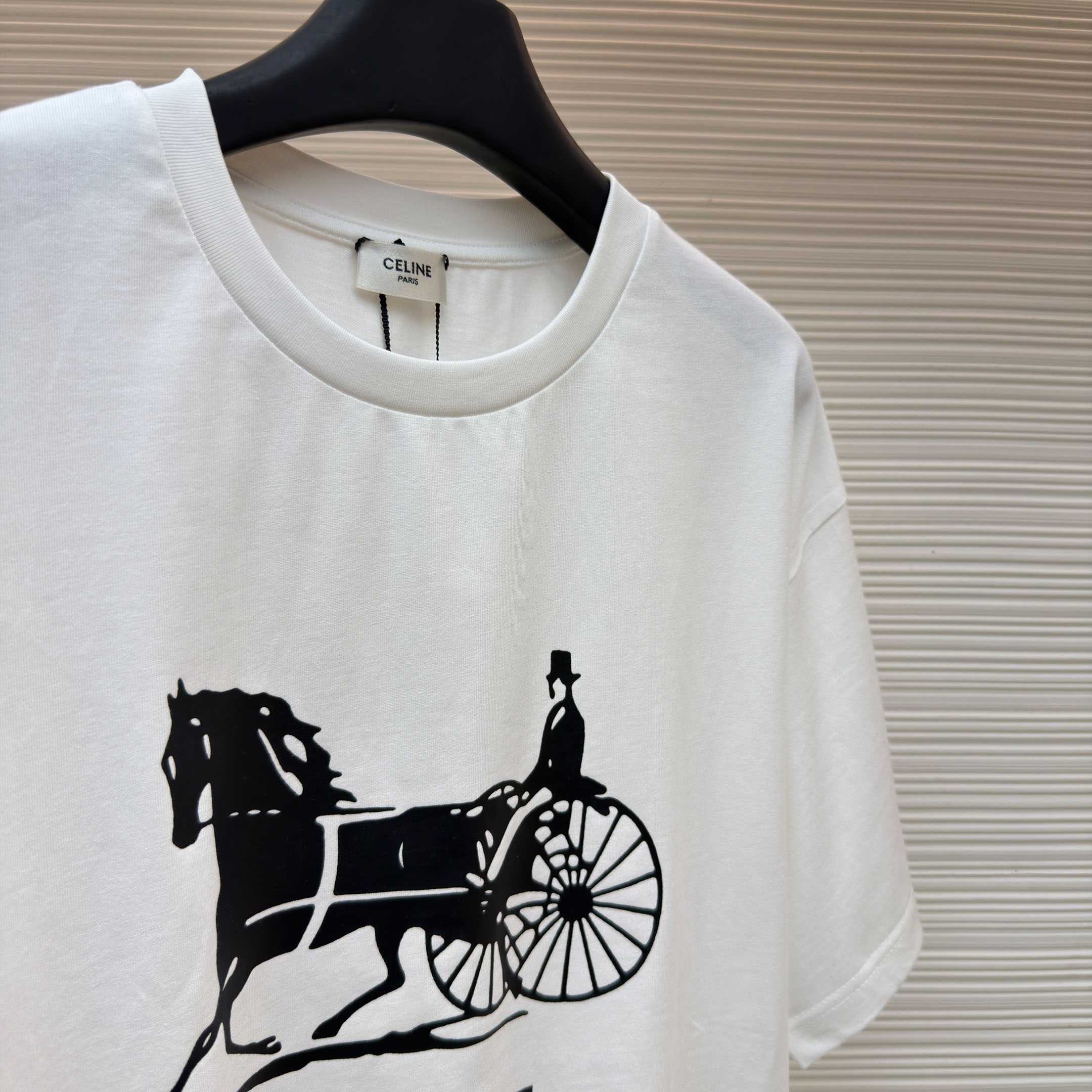 Celine T-shirt IN Cotton Jersey - DopestKickz