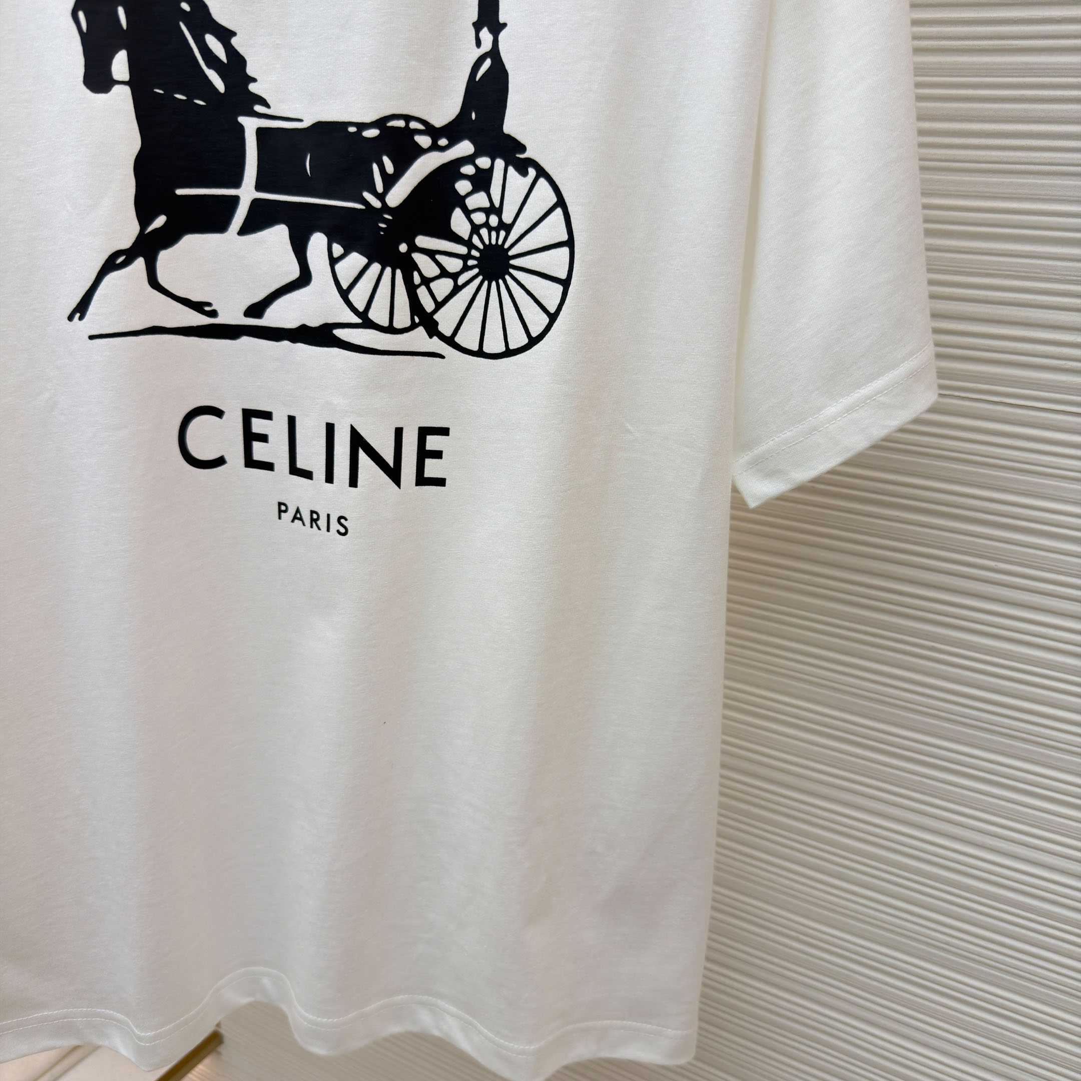 Celine T-shirt IN Cotton Jersey - DopestKickz