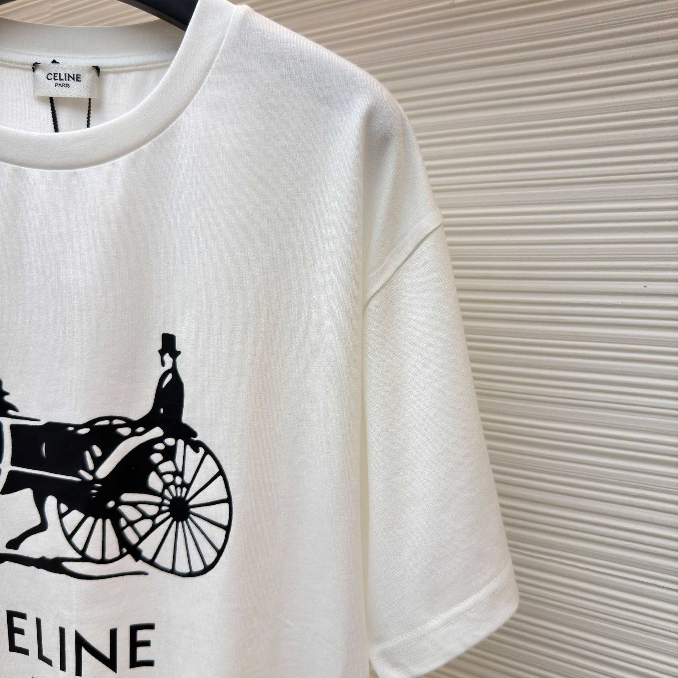 Celine T-shirt IN Cotton Jersey - DopestKickz