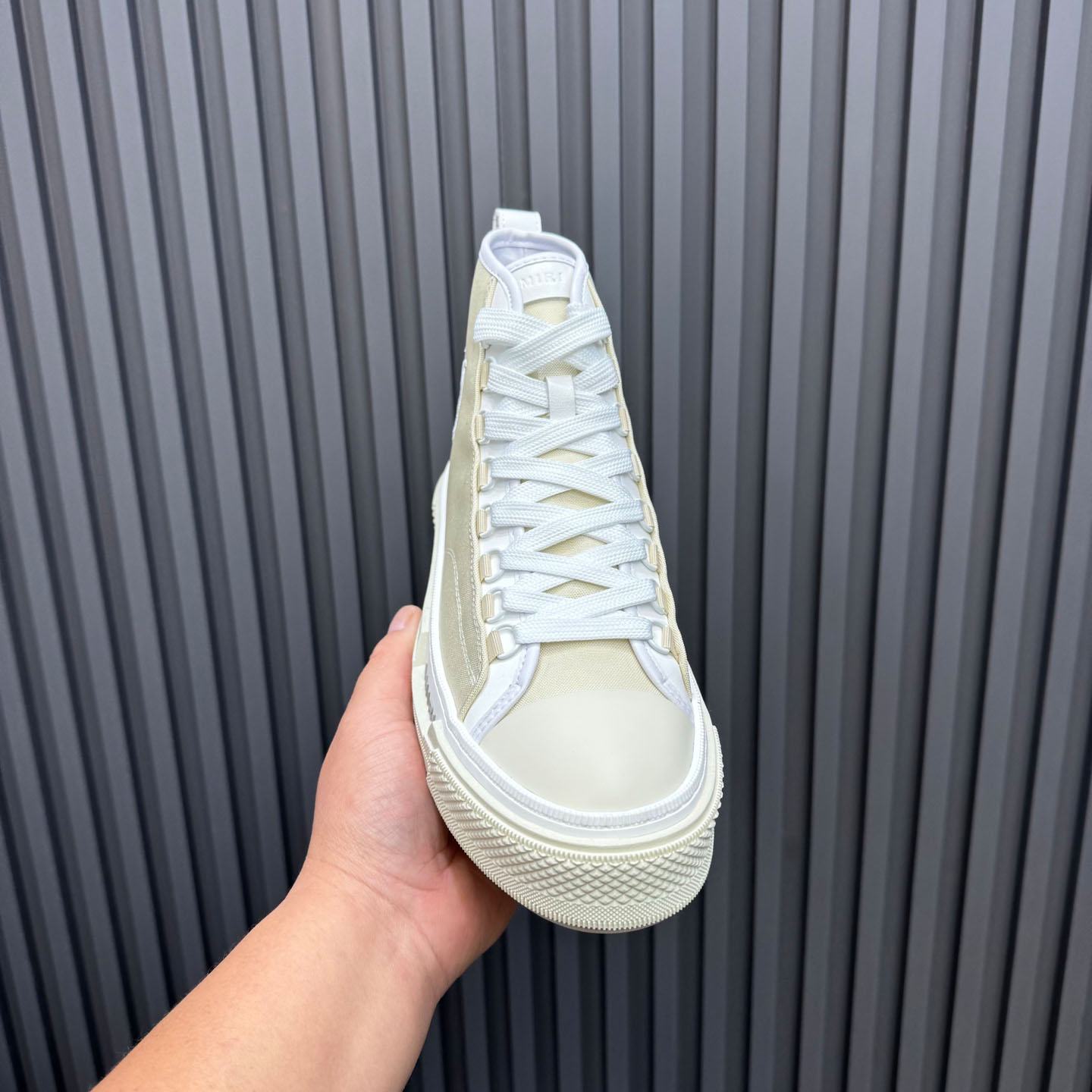 Amiri M.A. Logo Court High 'Alabaster' - DopestKickz