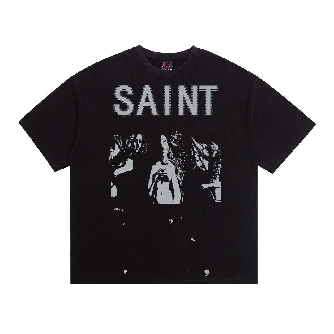 Saint Michael Printed Pattern T-shirt - DopestKickz