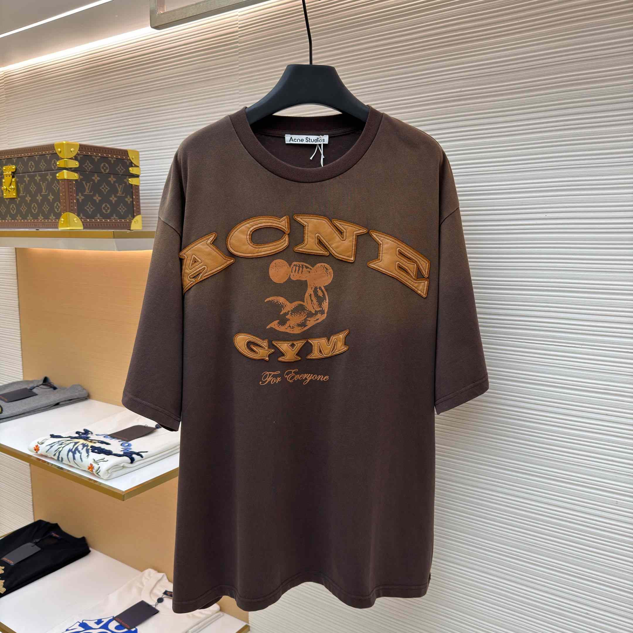 Acne Studios  Gym Logo T-shirt - DopestKickz