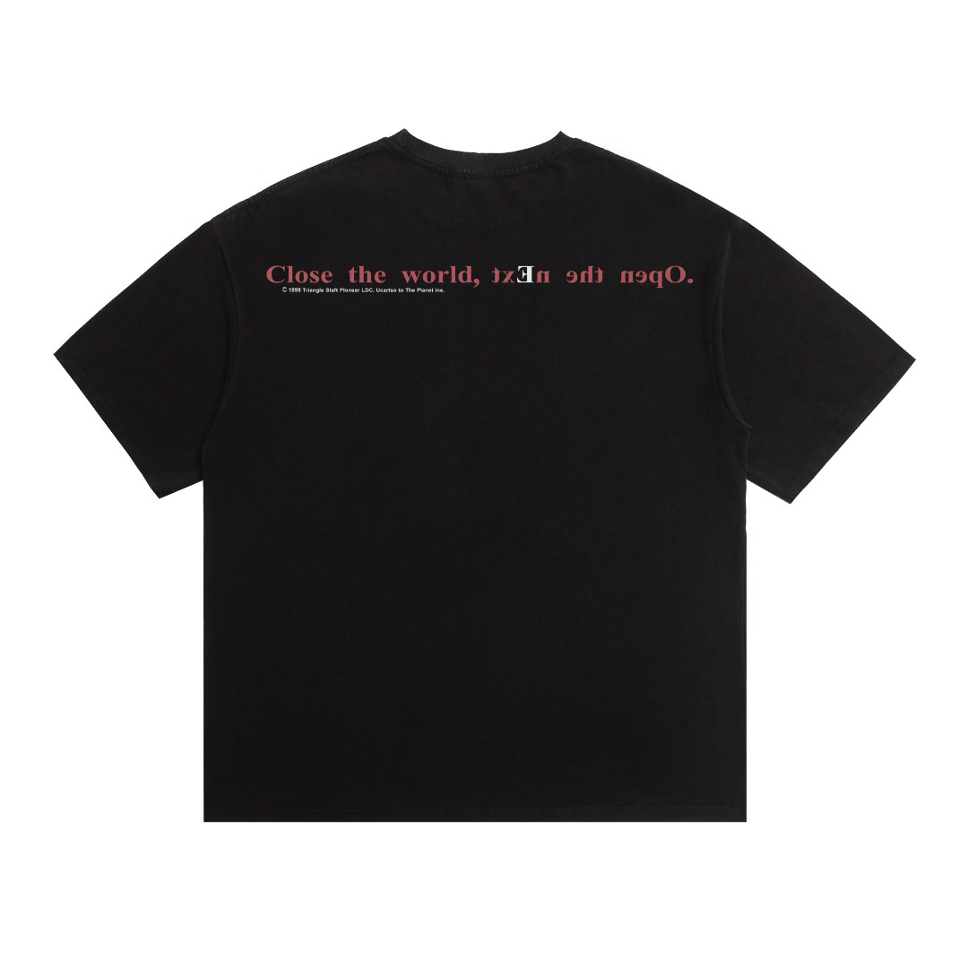 Saint Michael  Lain Short Sleeve Tee 'Black' - DopestKickz