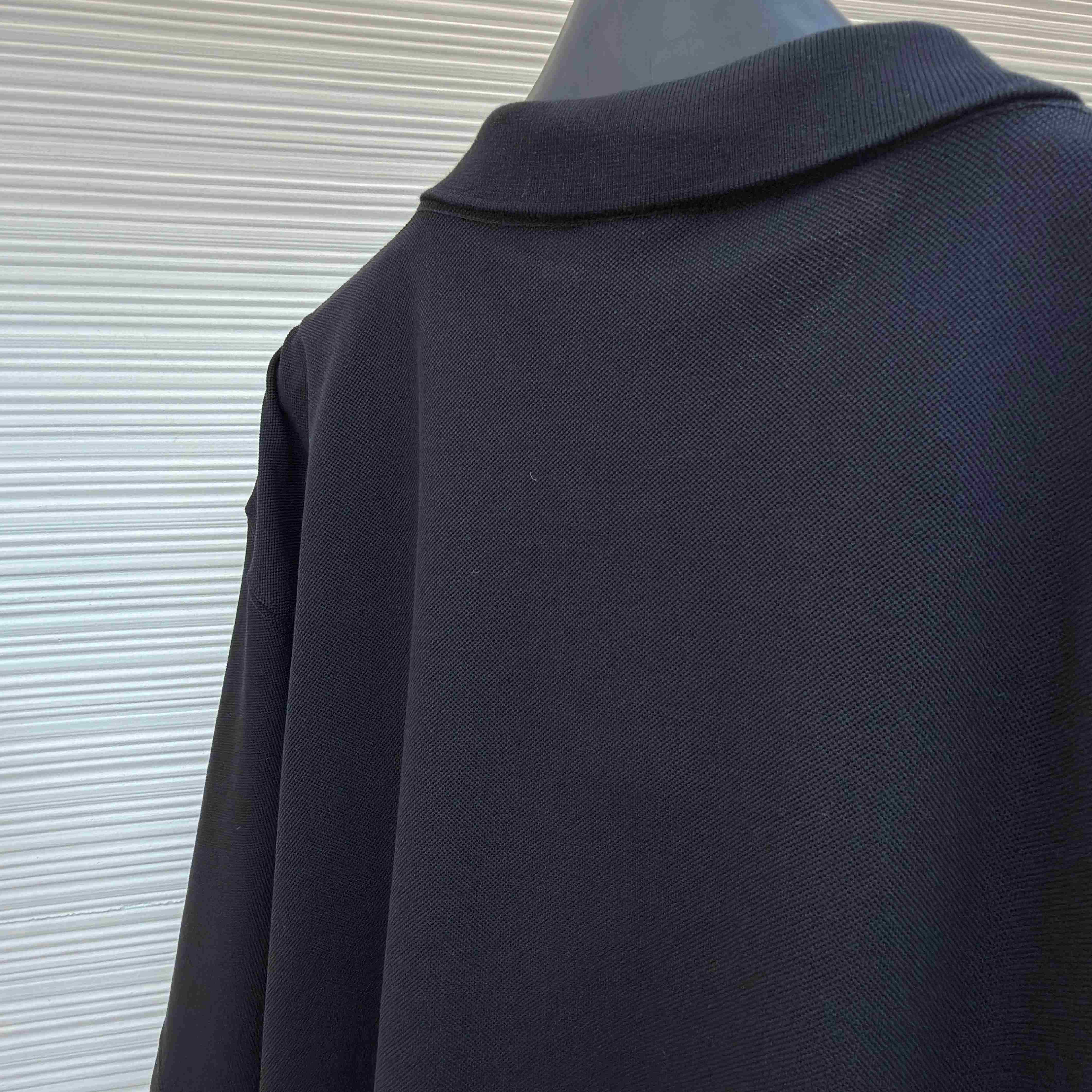 Balenciaga Laurel Classic Regular Polo In Black - DopestKickz