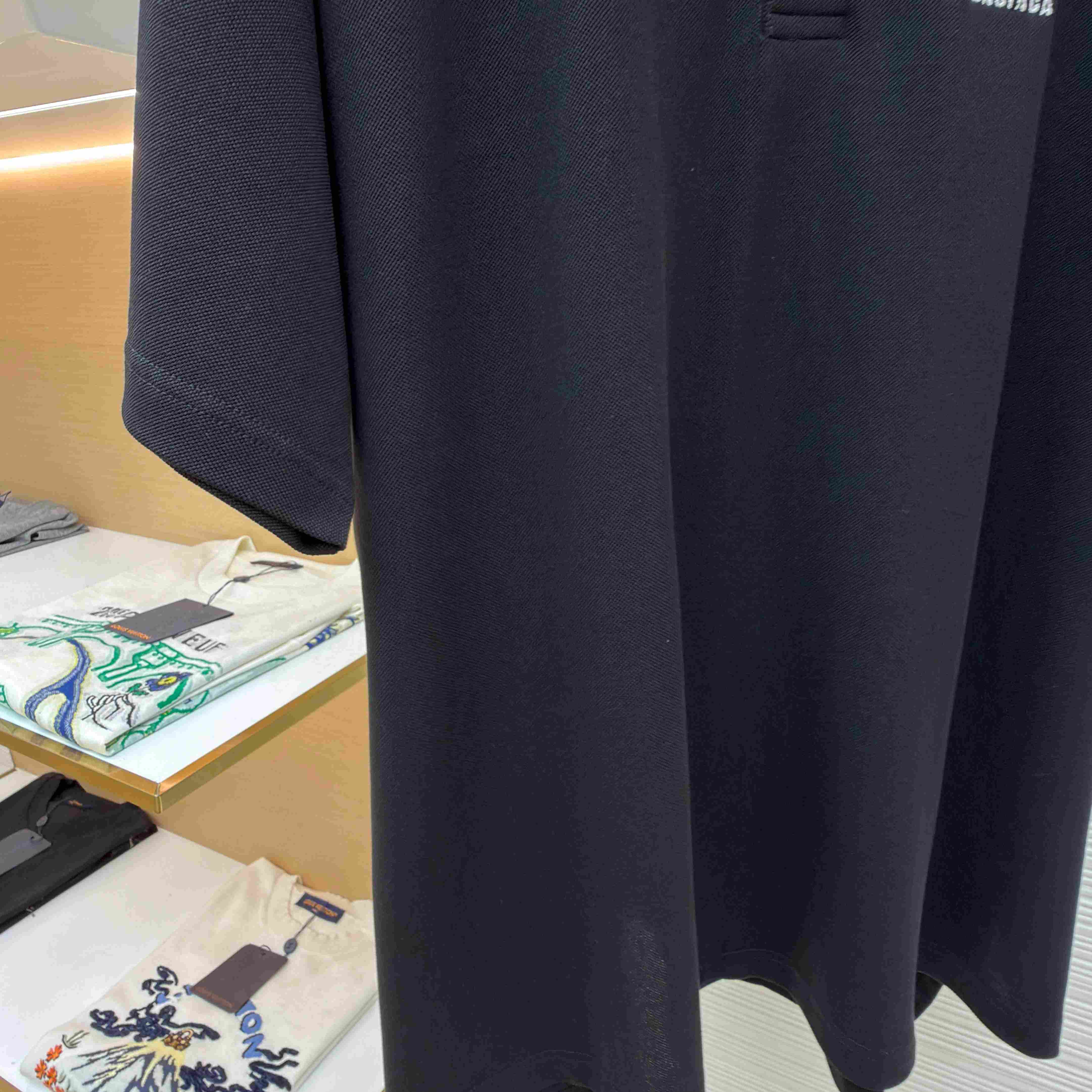 Balenciaga Laurel Classic Regular Polo In Black - DopestKickz