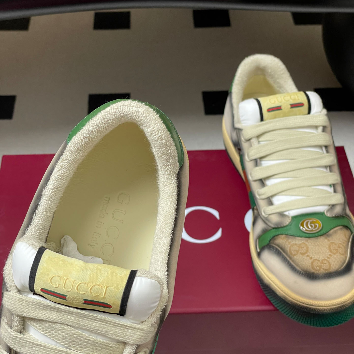 Gucci serigraphy Screener Sneaker - DopestKickz